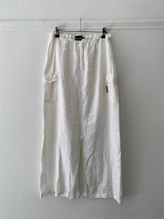 Miss denim linen skirt