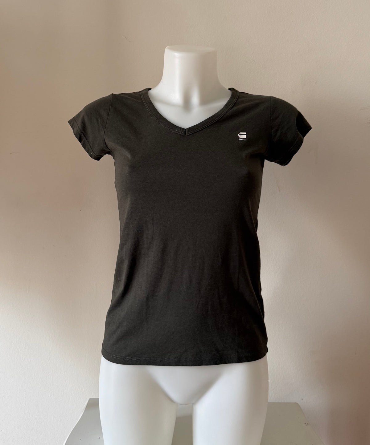 G-Star Raw V Neck fitted top
