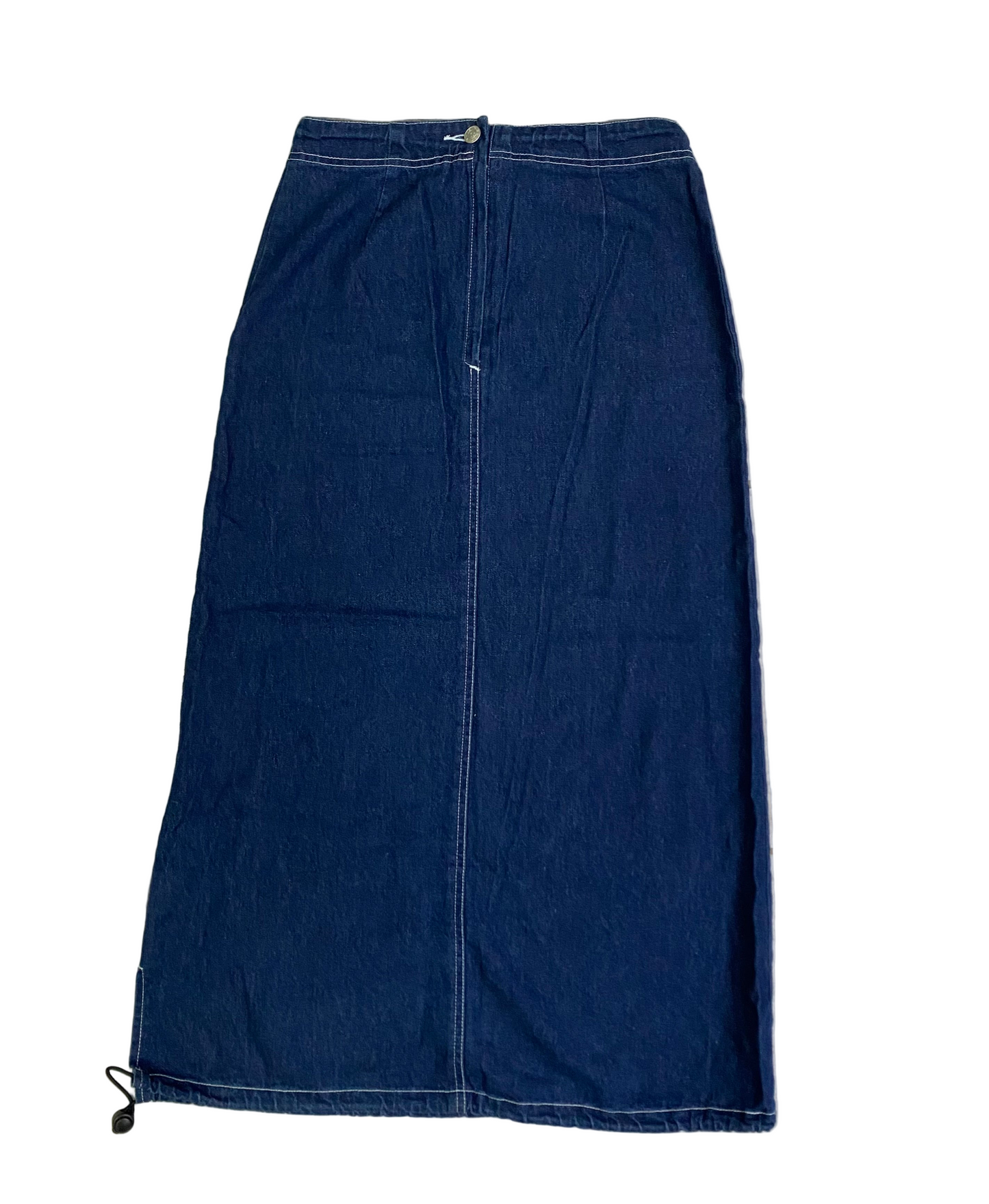 Vintage Denim Maxi Skirt