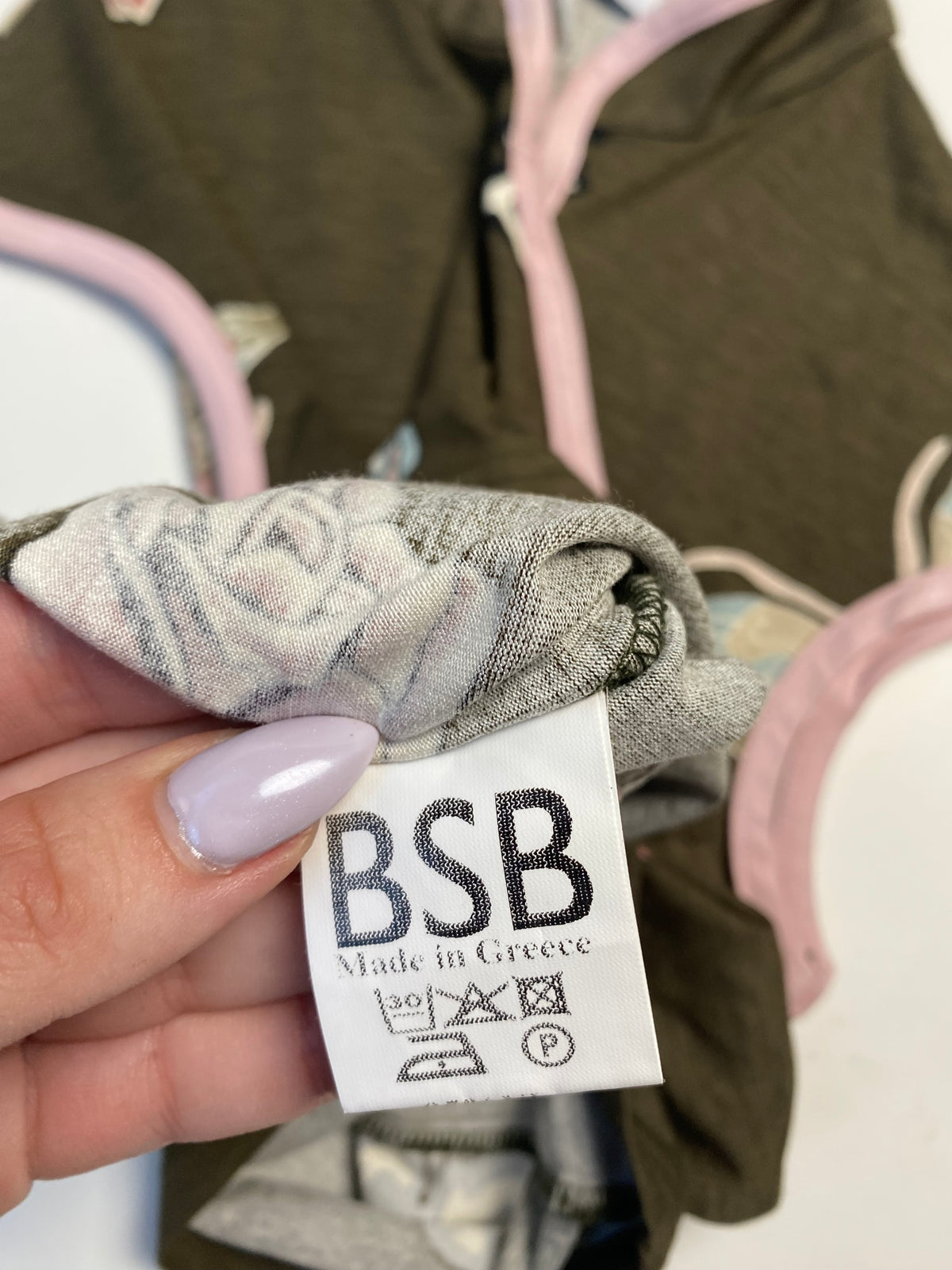 Bsb khaki qipao top
