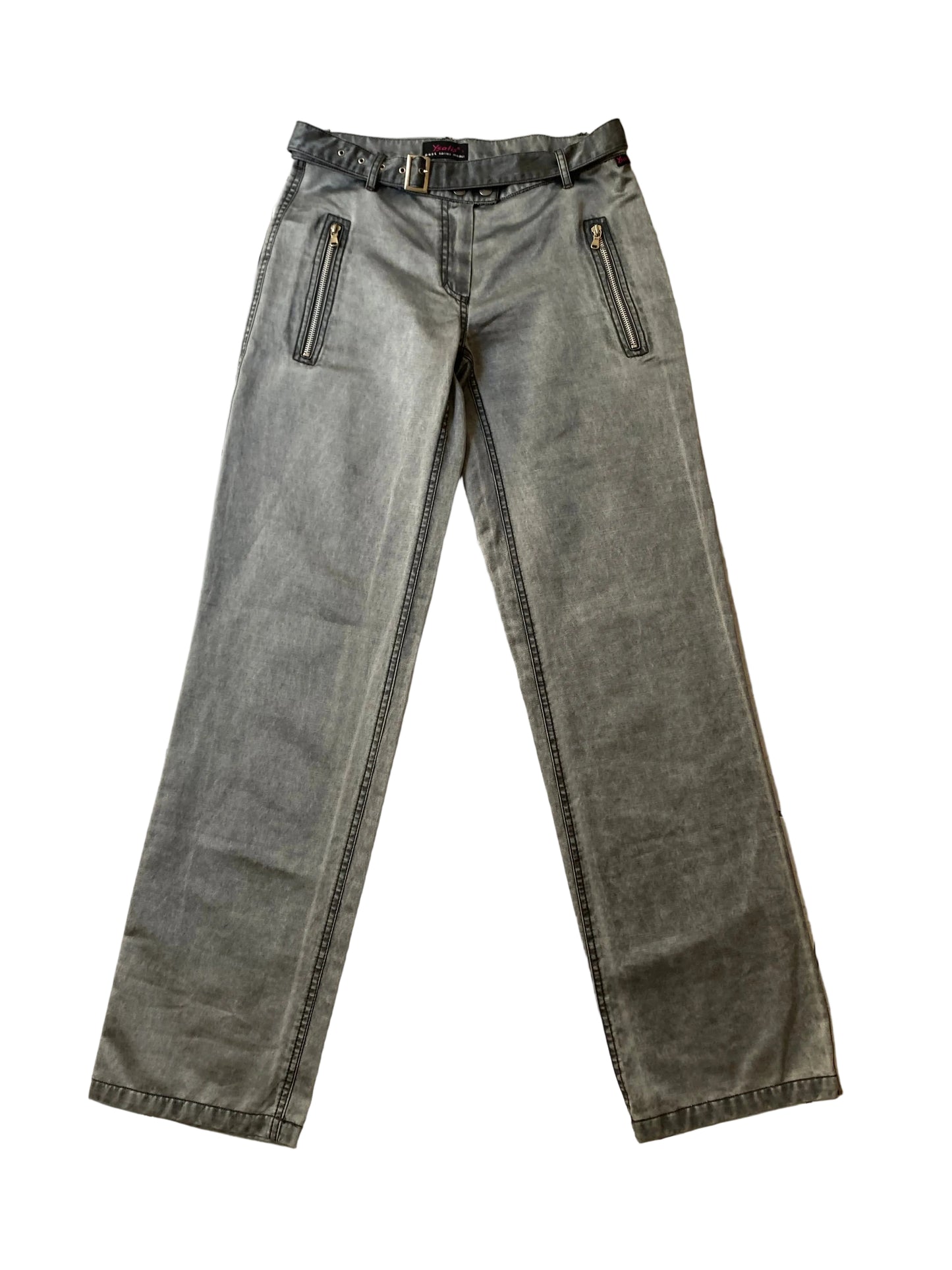 Deadstock Ysatis metallic grey pants