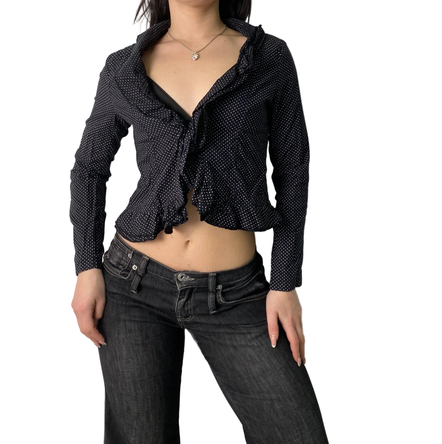 Polka dot blouse