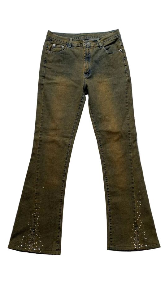 Vintage y2k washed flared pants
