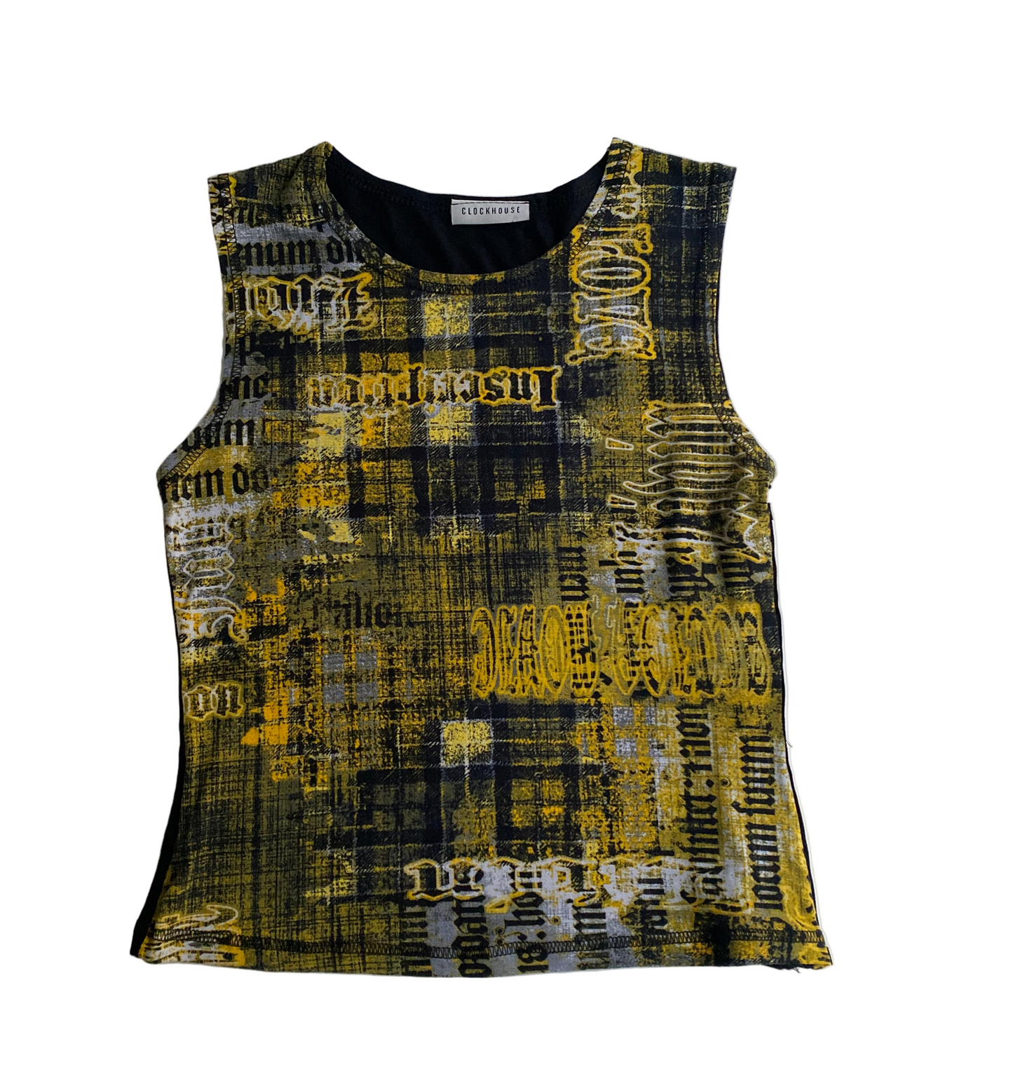 Y2k clockhouse tank top