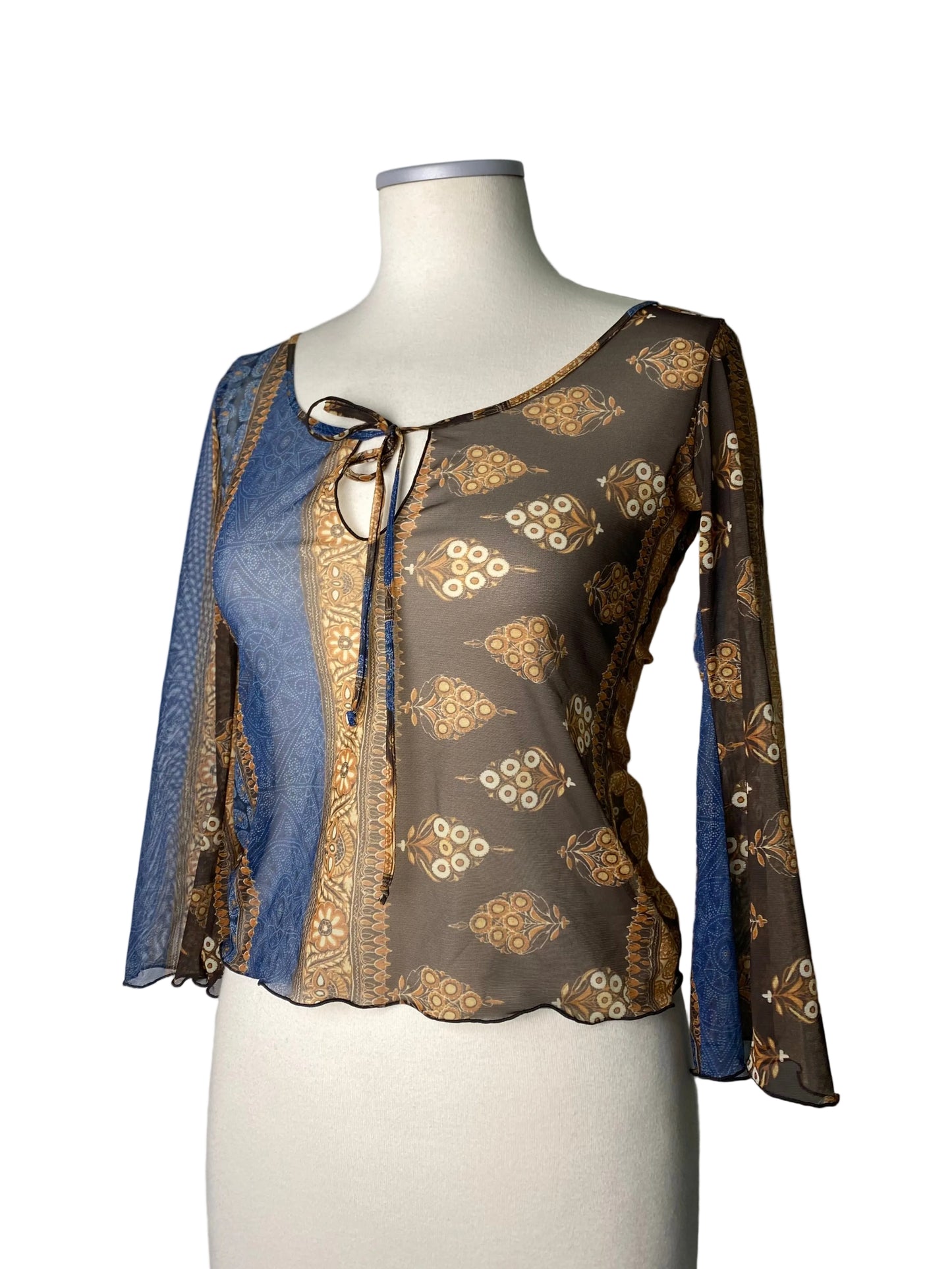 Vintage see through top