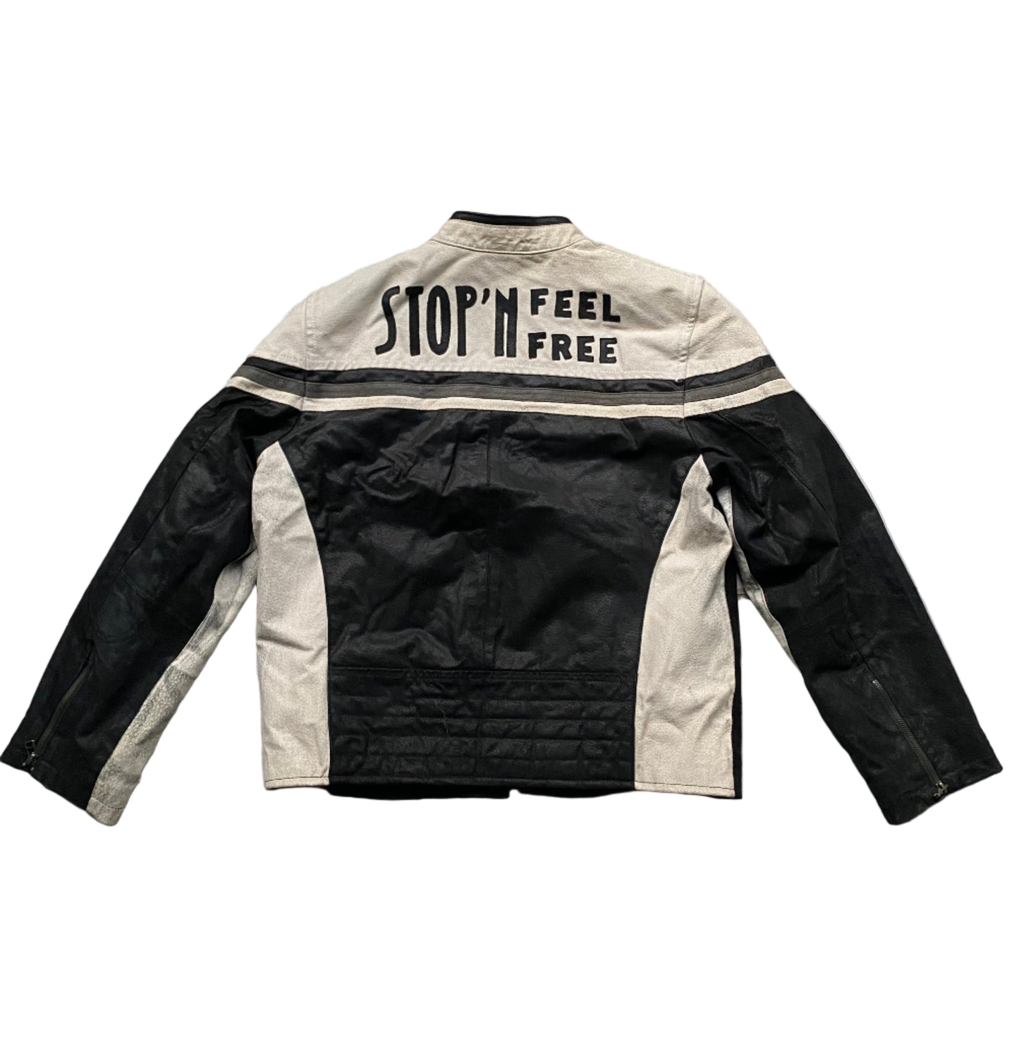 Vintage Leather racer jacket