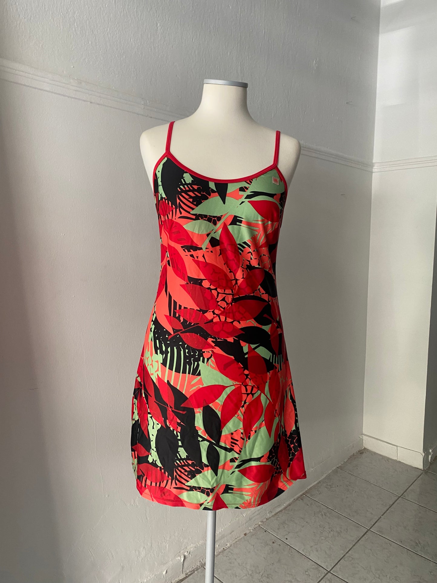 Blue chips vintage summer dress