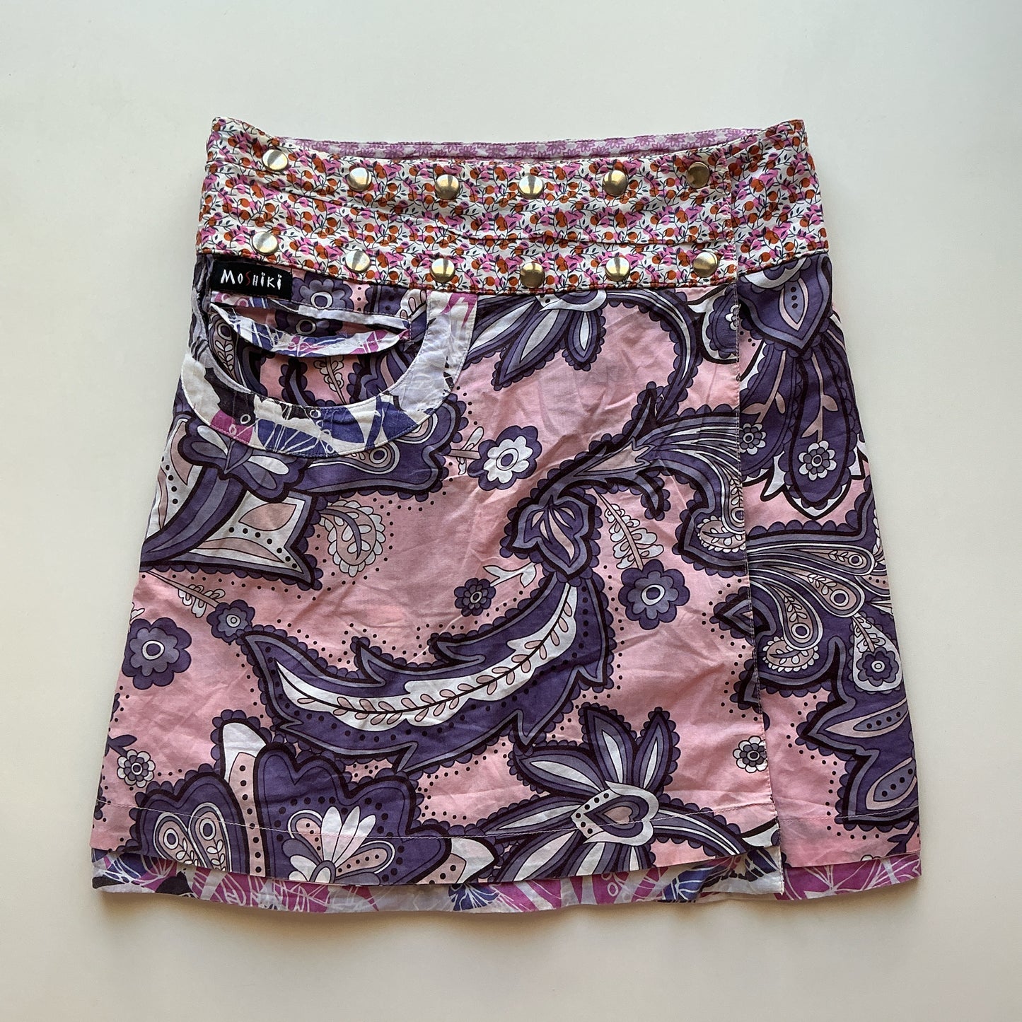 Moshiki wrap skirt
