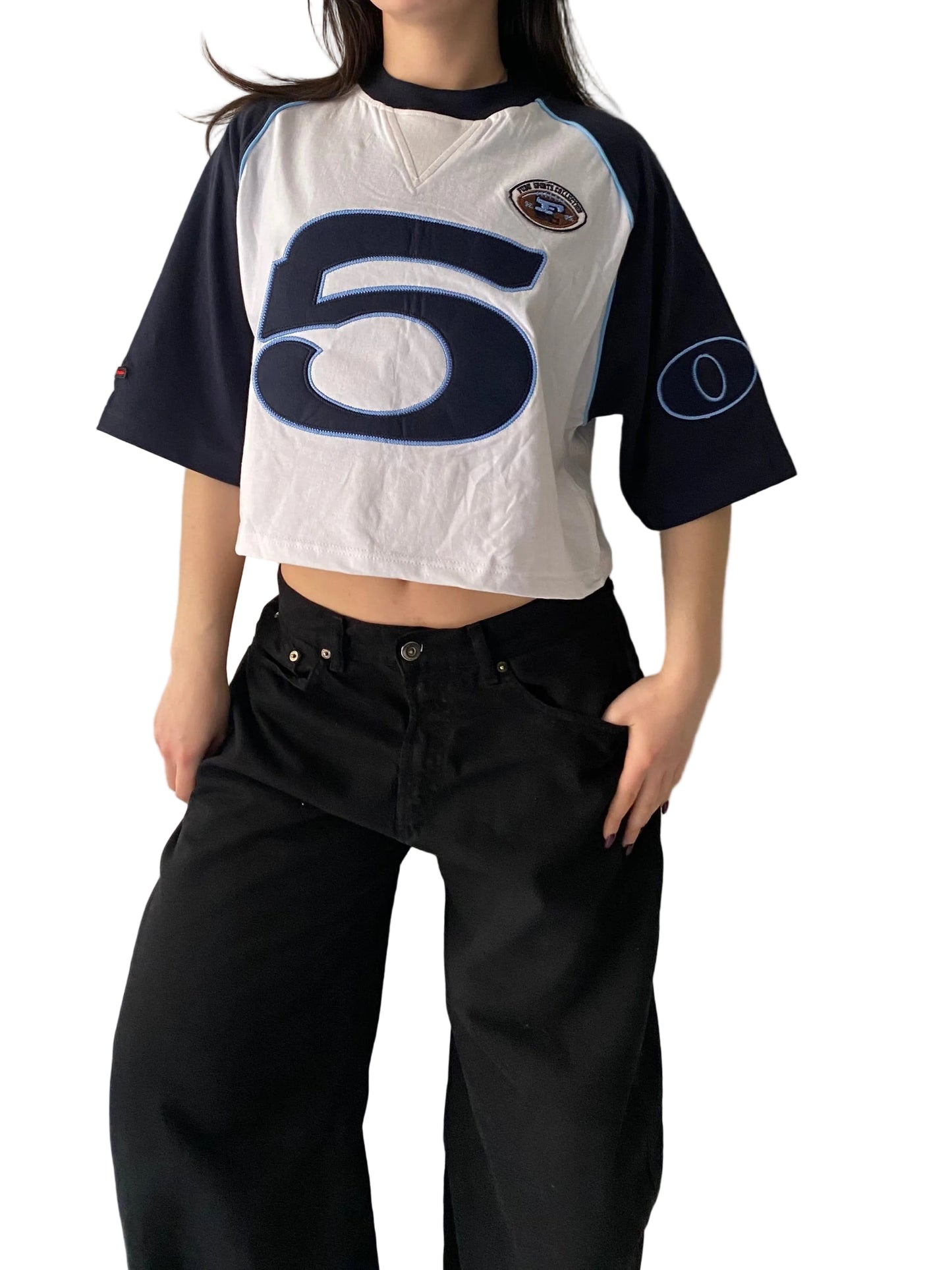 Reworked Fubu crop top