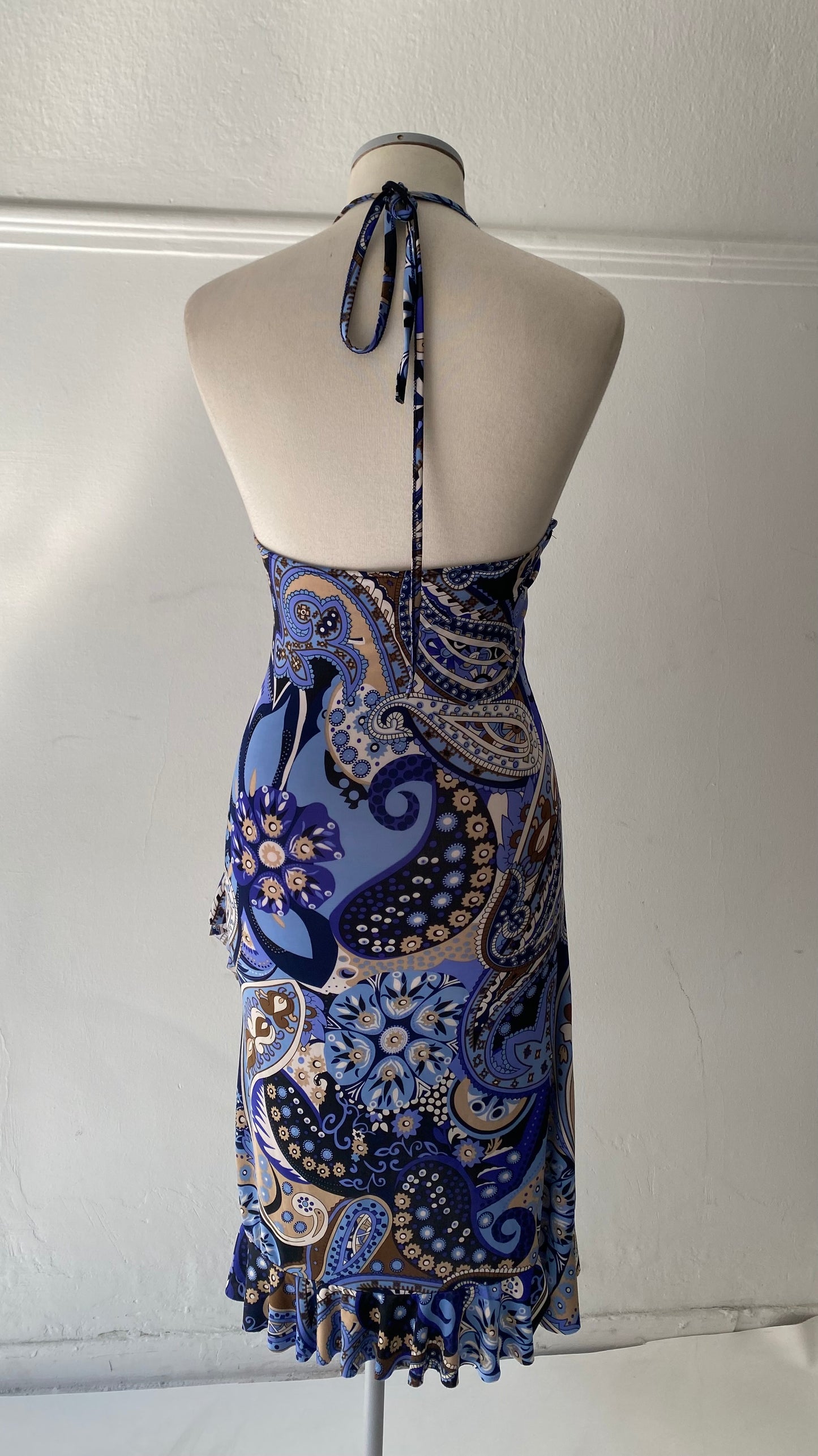 Vintage open back dress