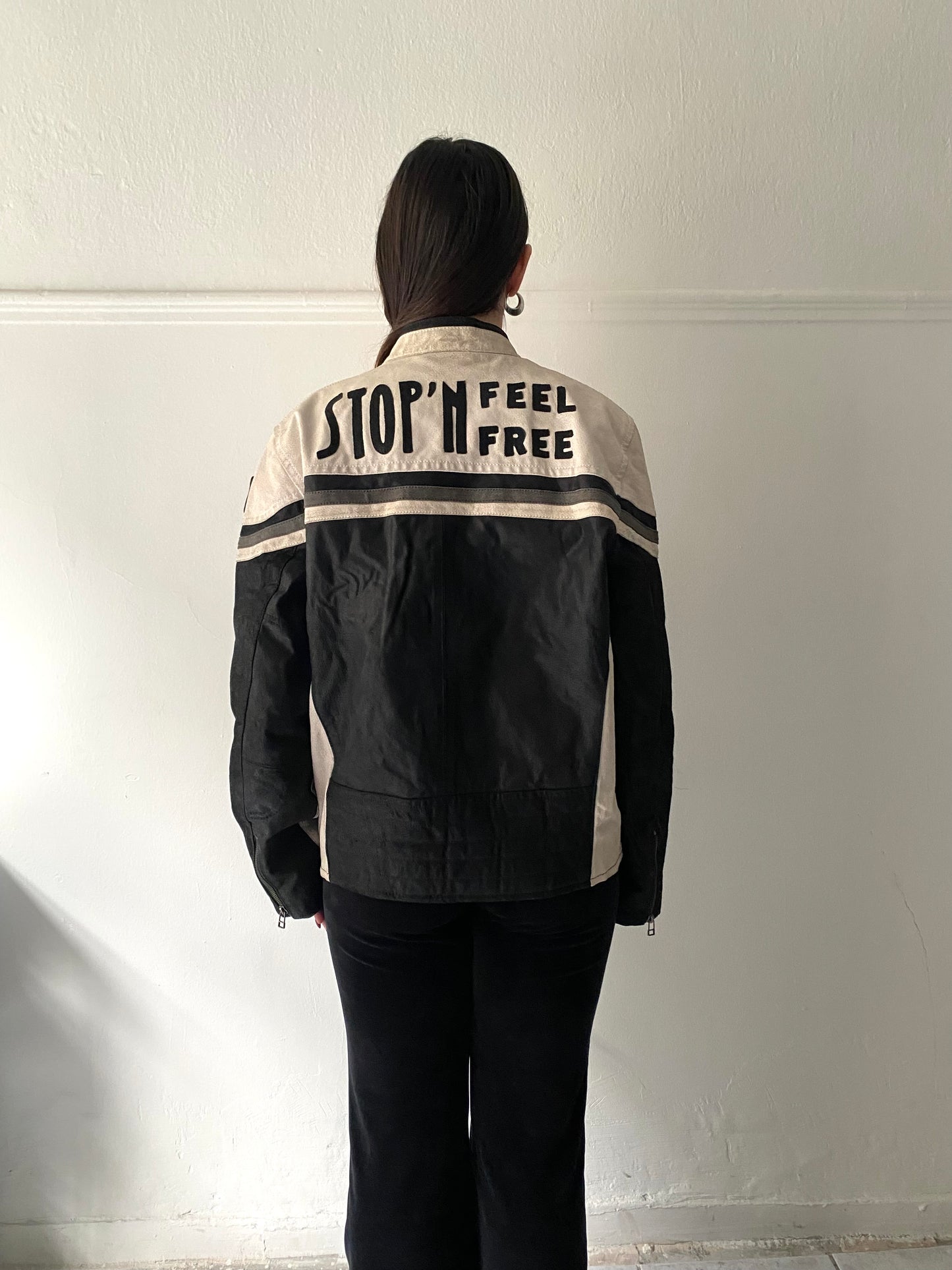 Vintage Leather racer jacket
