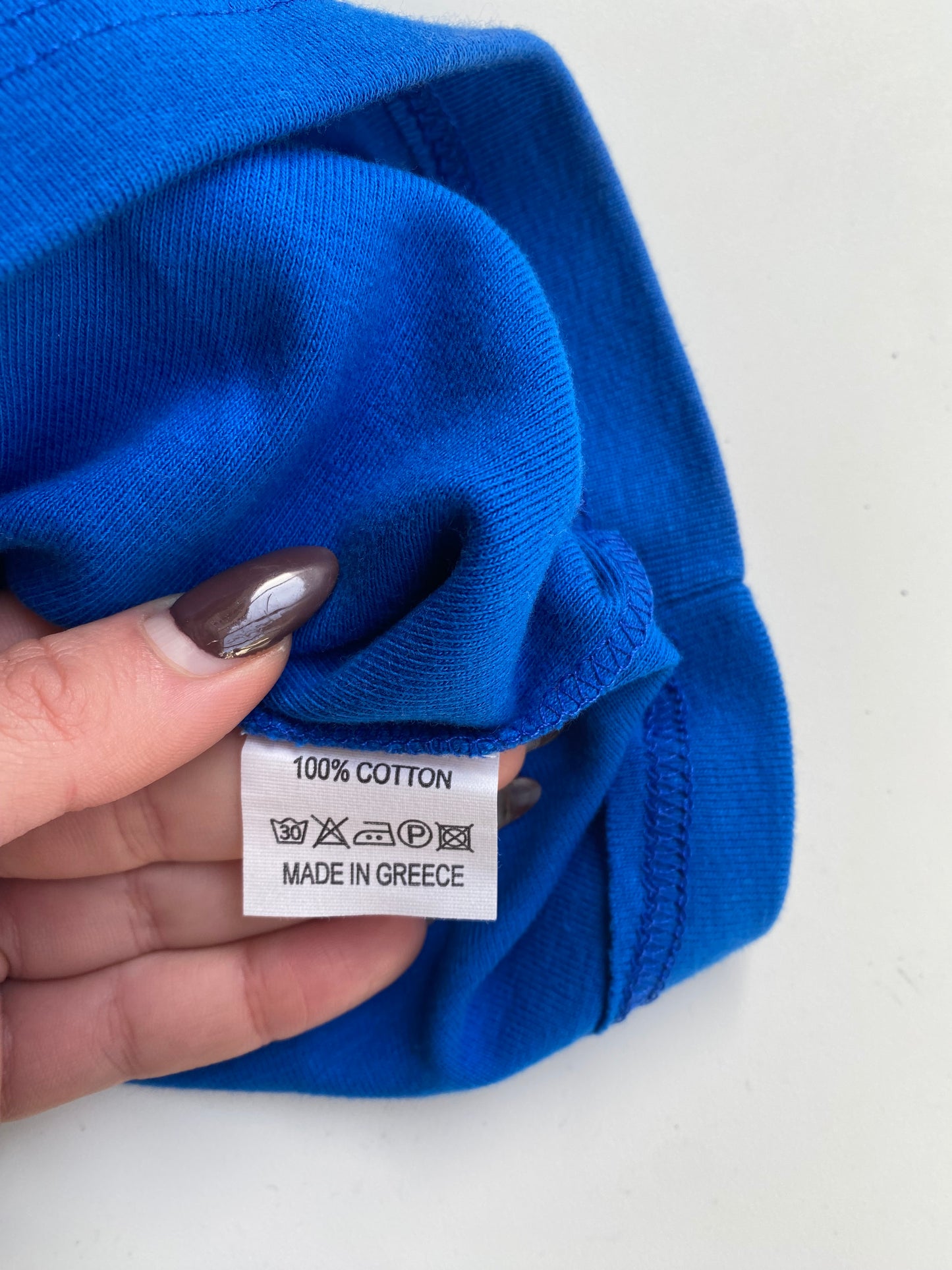 Deadstock cotton high neck top