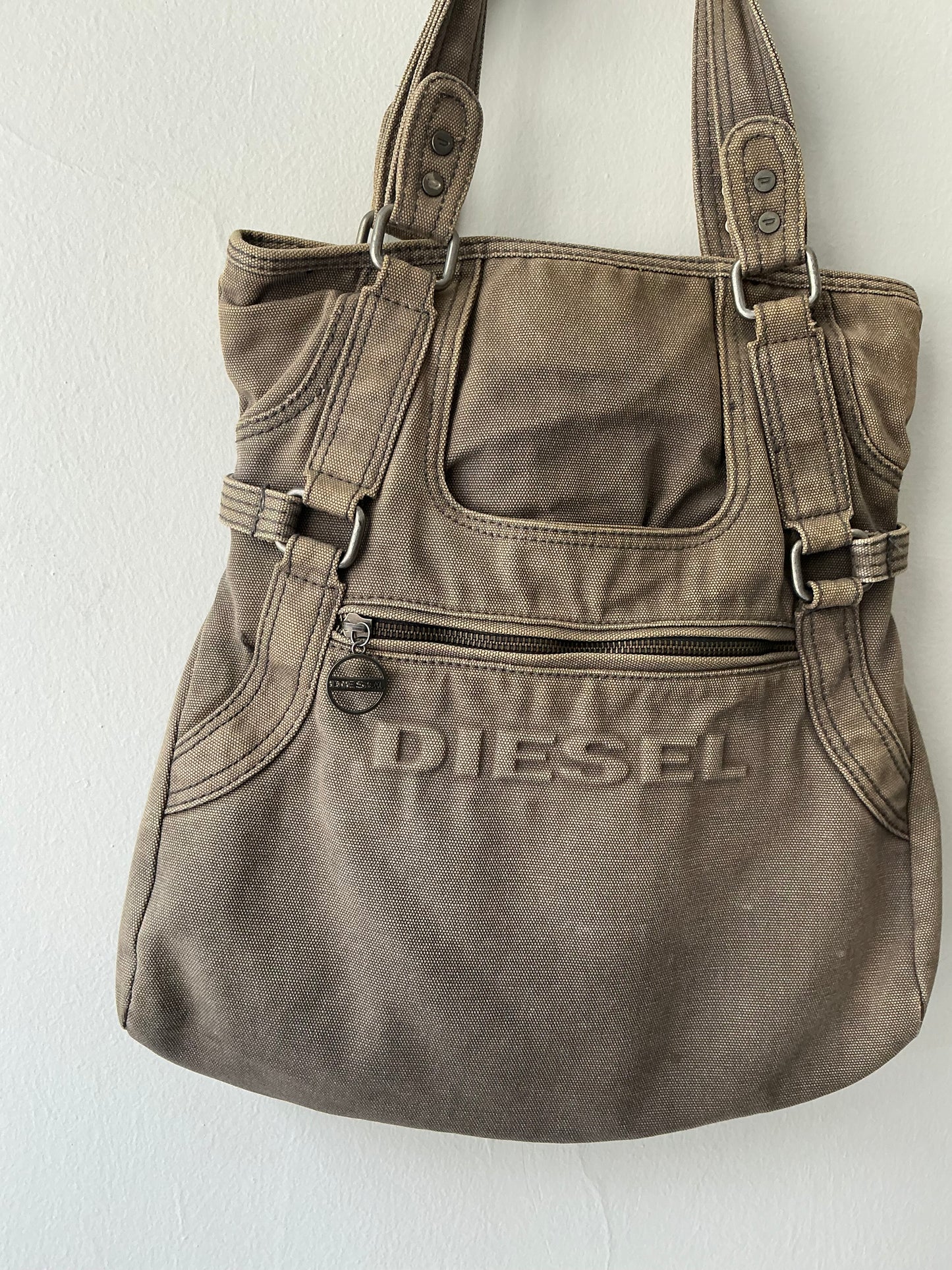 Diesel vintage canvas shoulder bag