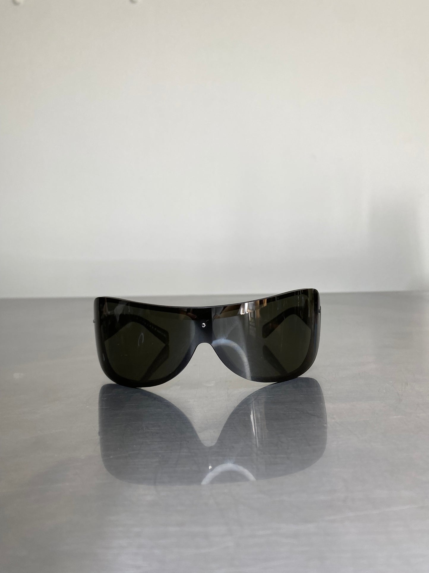 Deadstock John Richmond olive green sunglasses