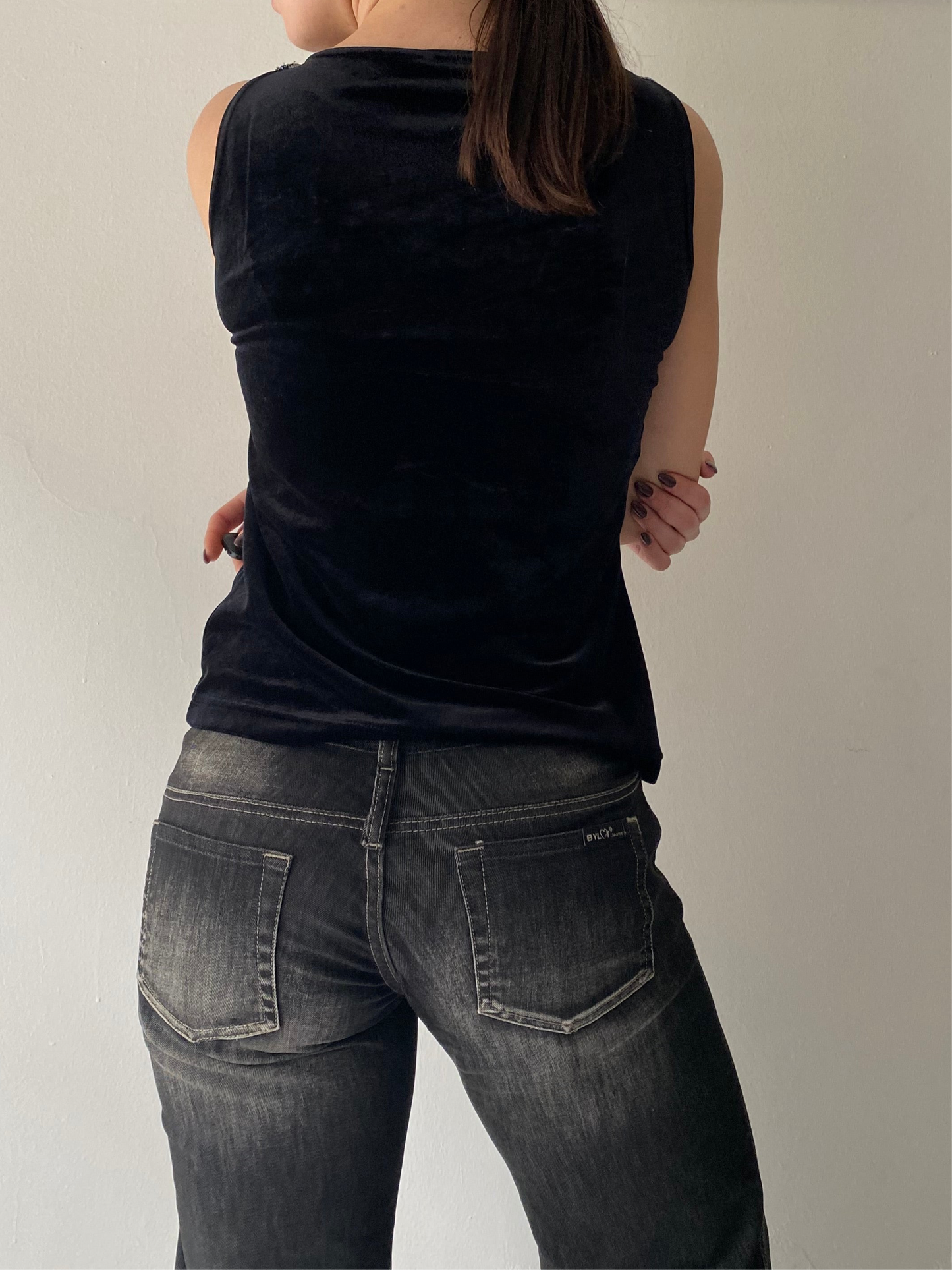 Vintage Barisal velvet tank top