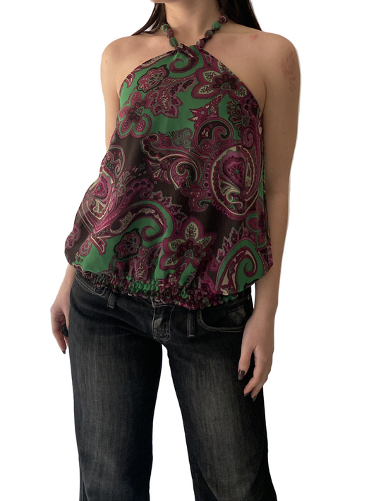 Vintage Orsay halter neck top