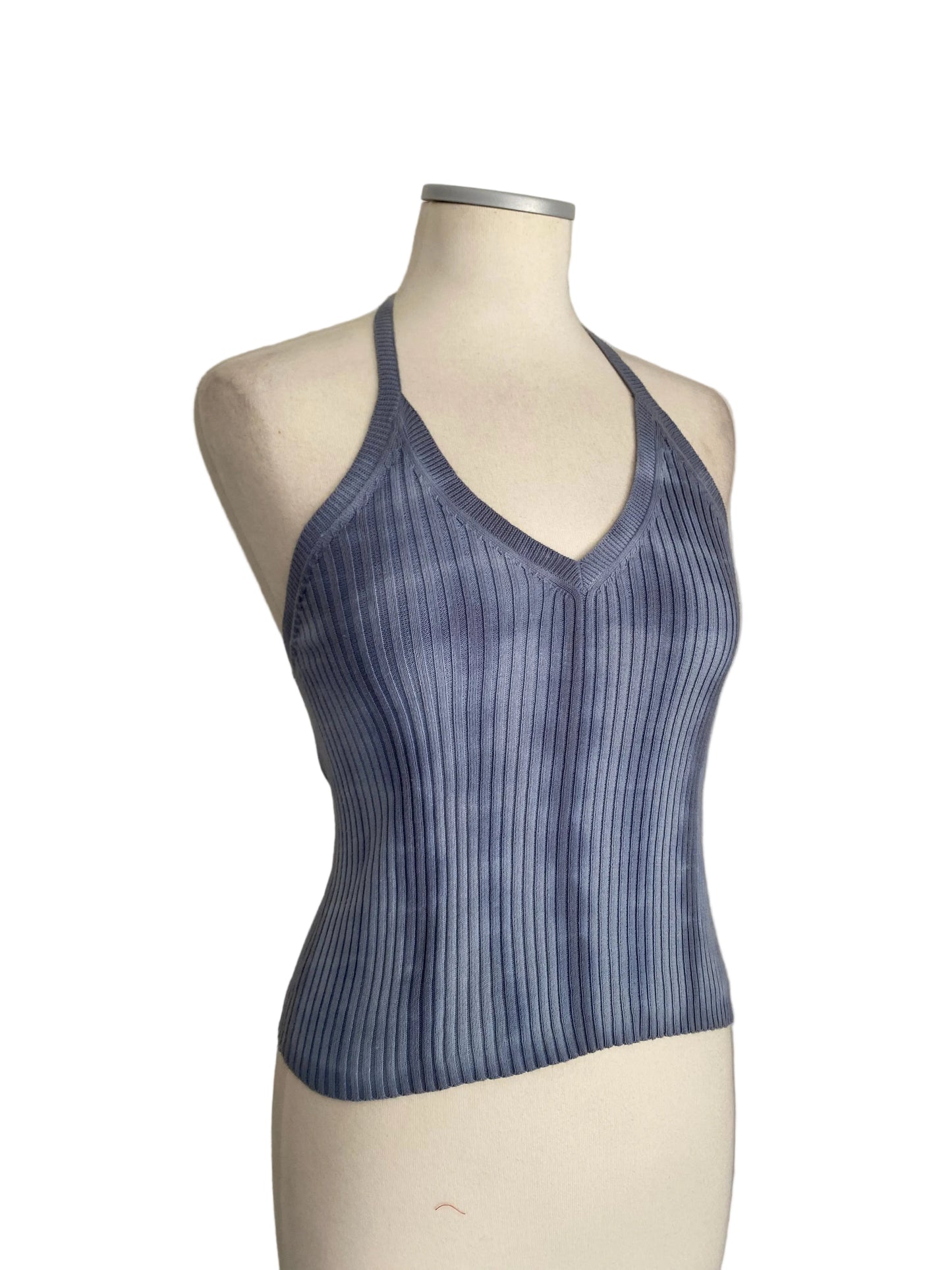 Deadstock open back halter top