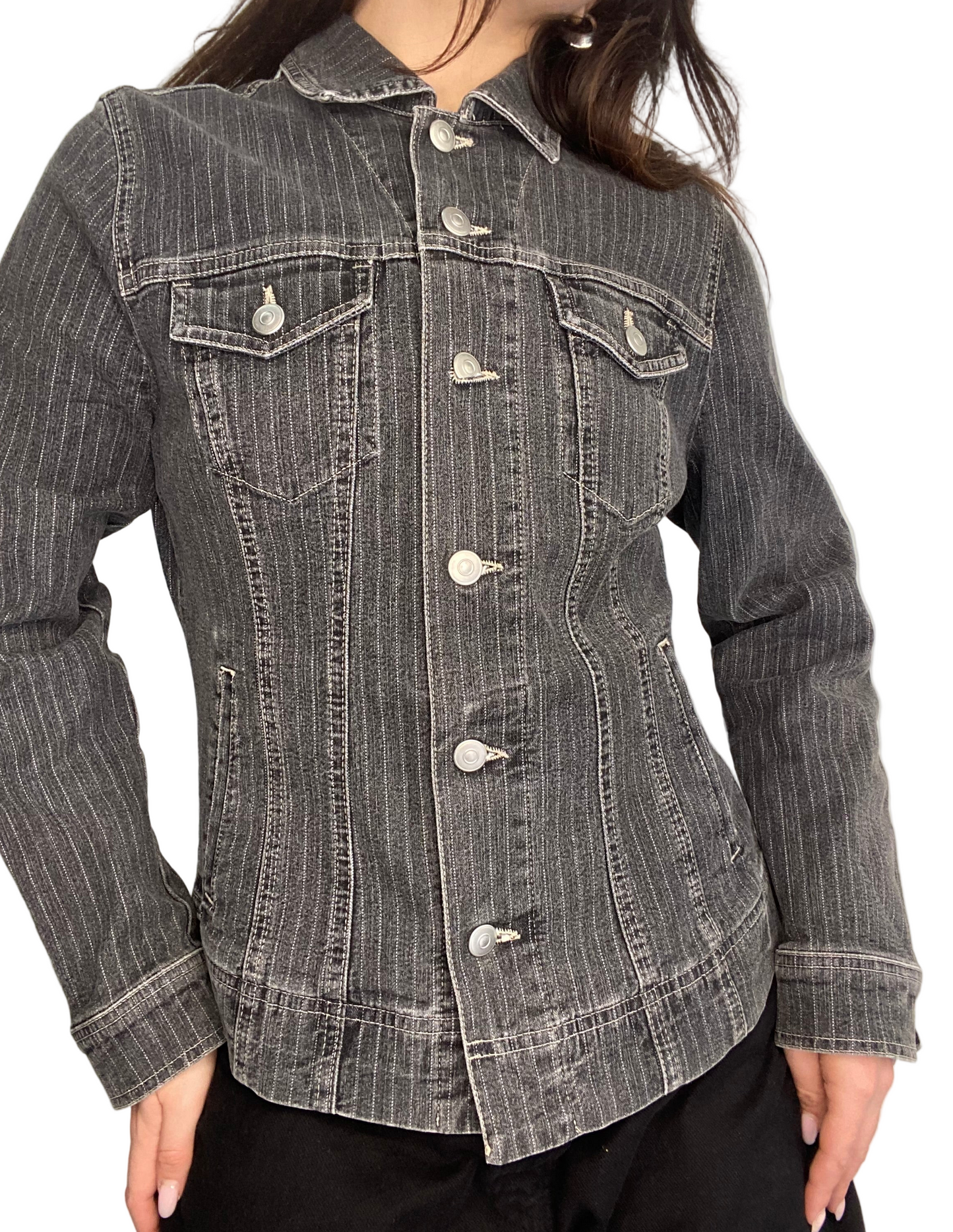 Vintage striped denim Jacket