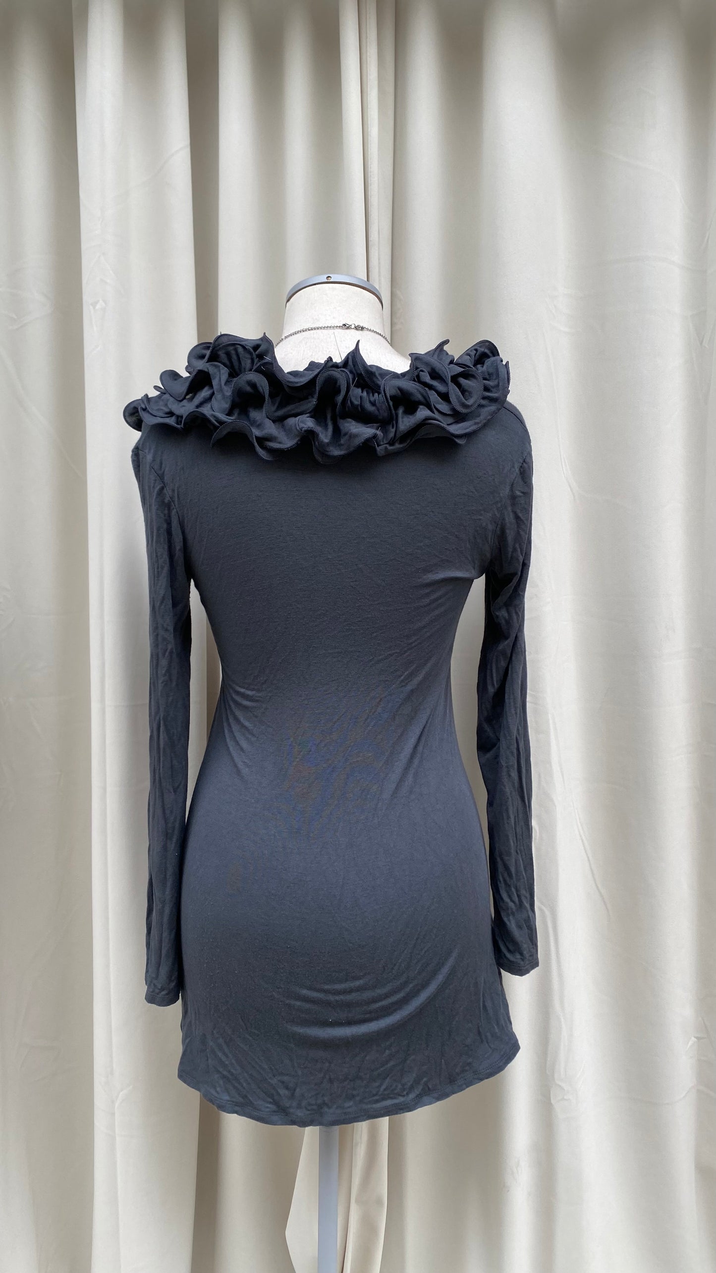 Vintage Ruffle Long sleeve Blouse
