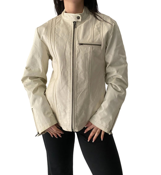 Vintage Leather biker jacket