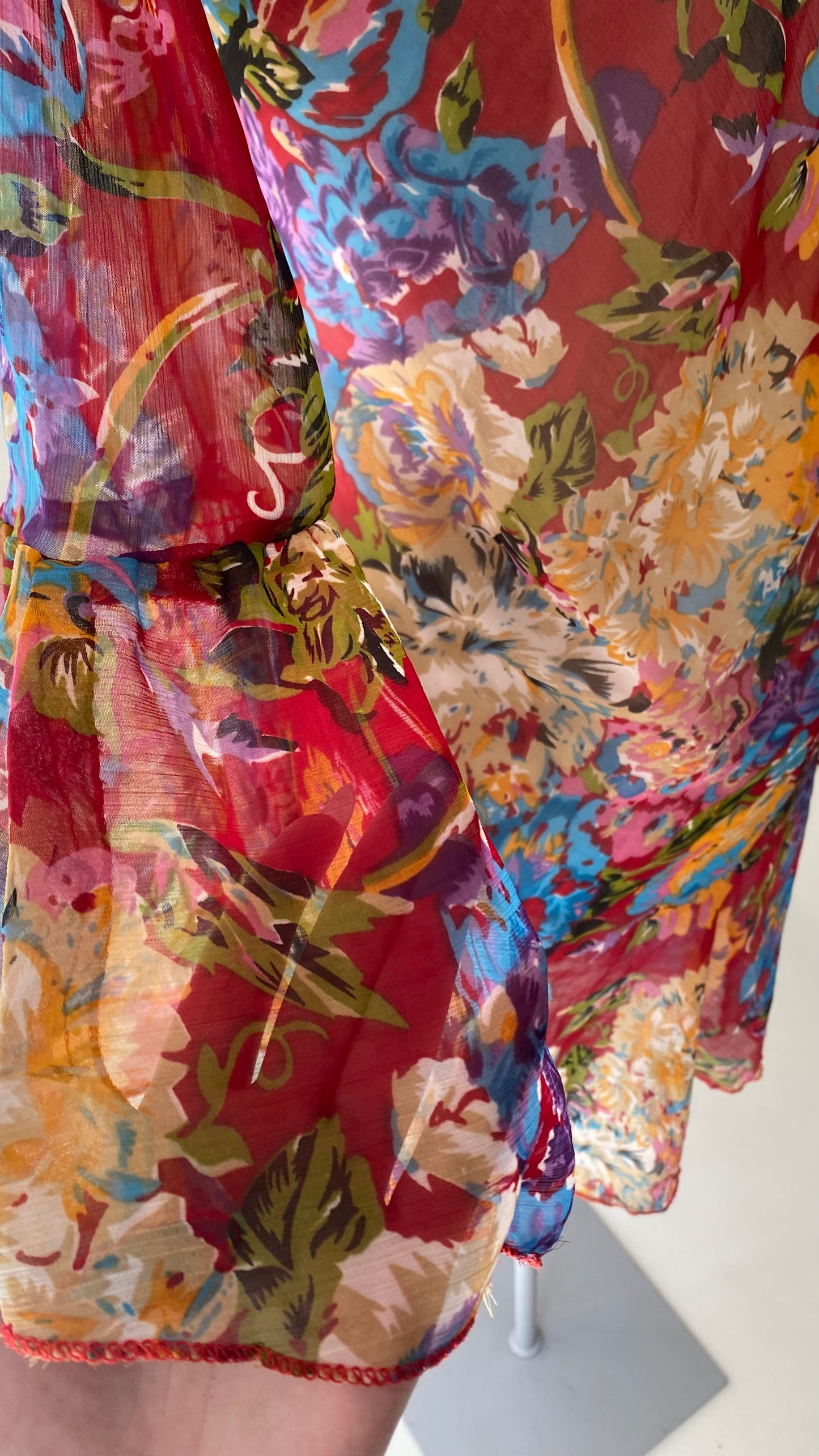 One of a kind vintage semi sheer dress