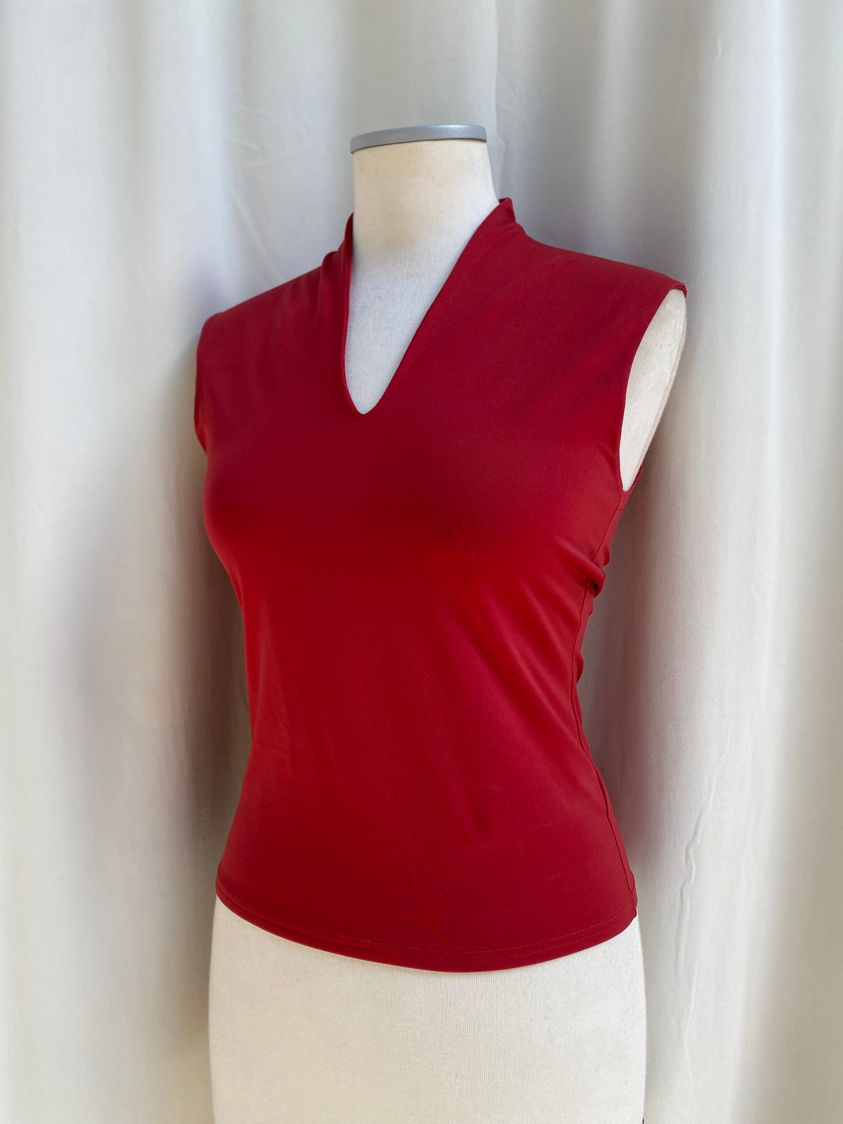 Y2K Qipao V neck top