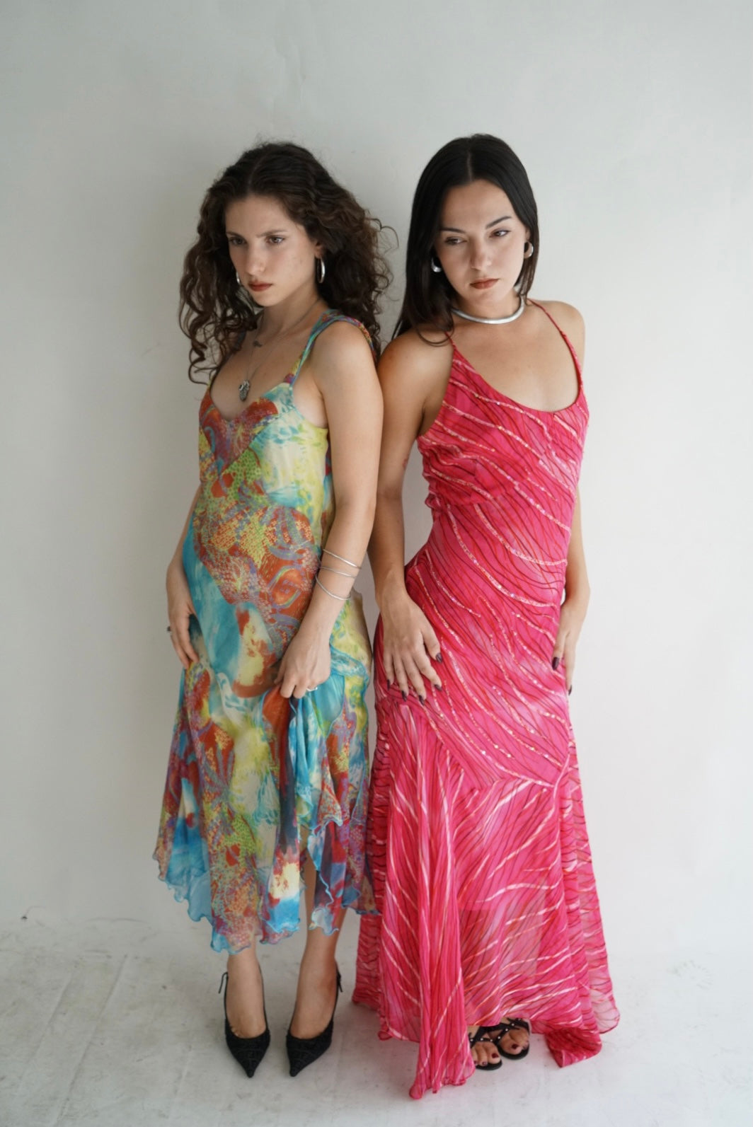Vintage fairy silk dress