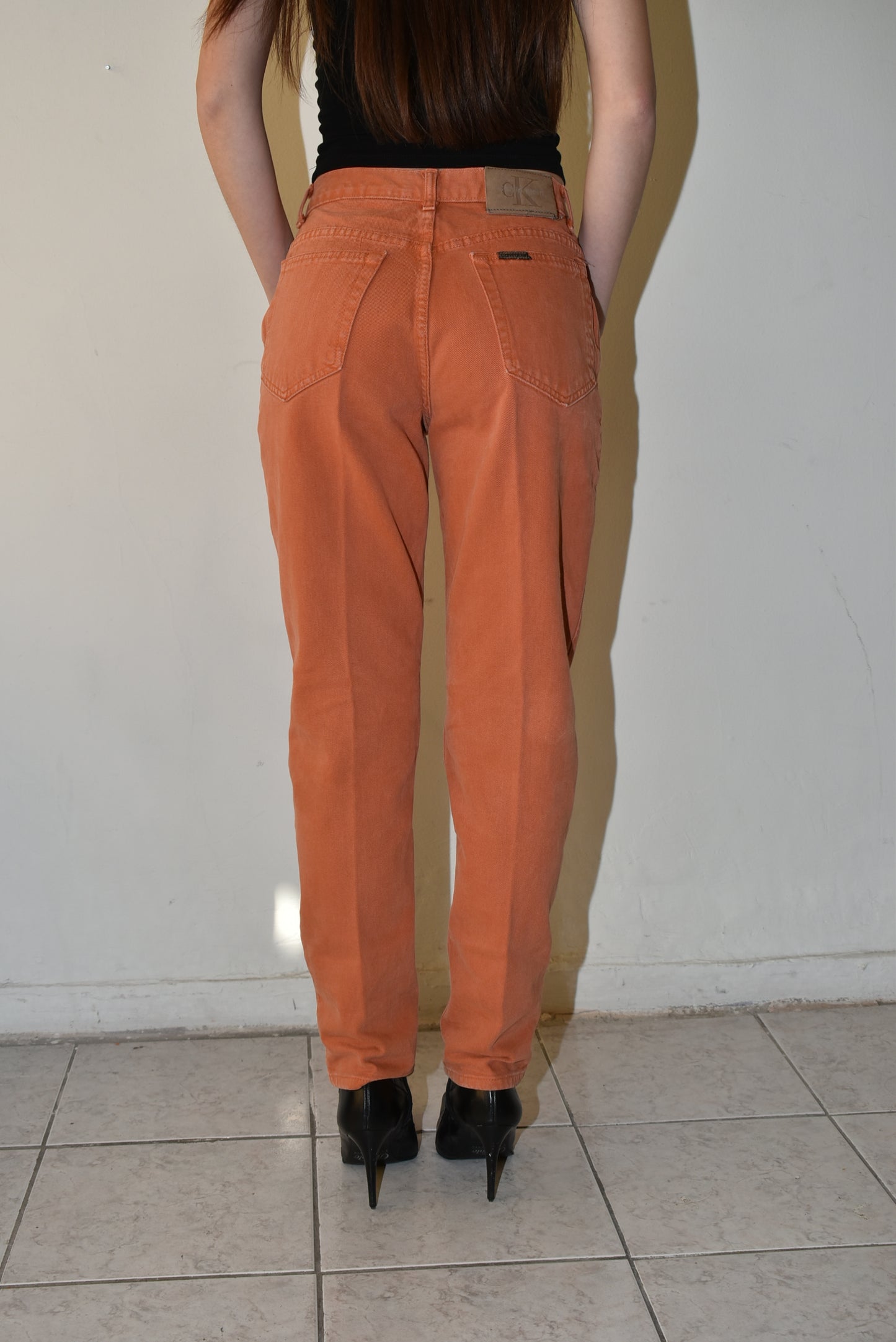 Vintage Calvin Klein Orange Jeans