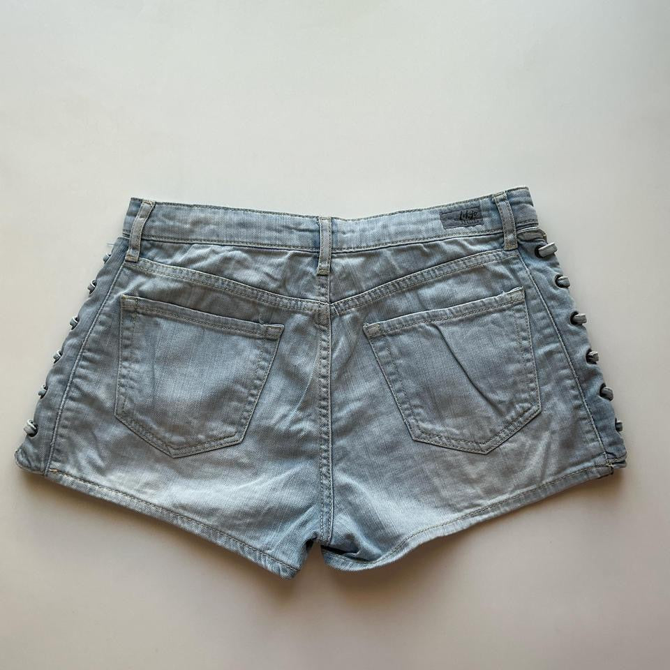 Denim mini shorts