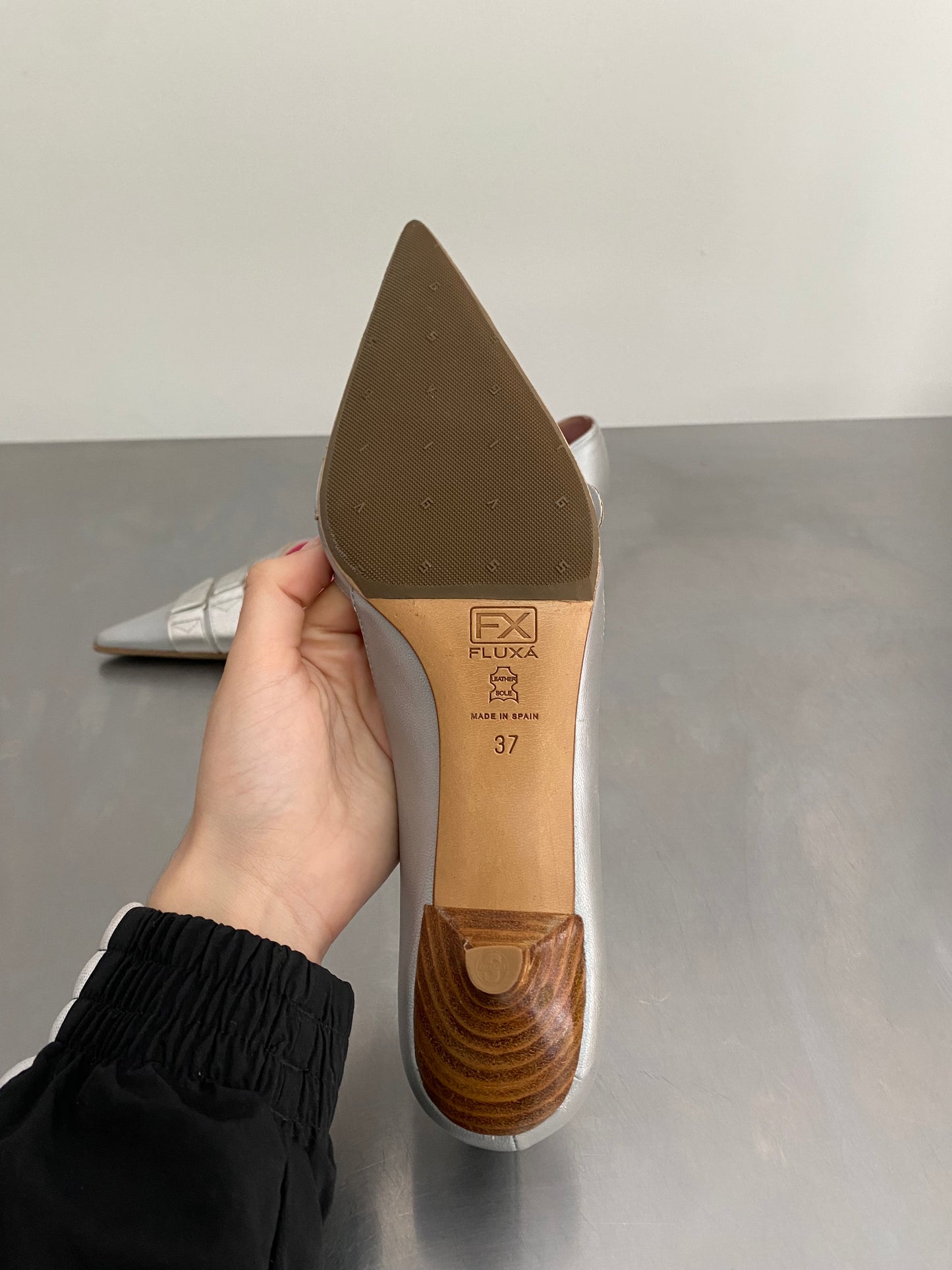Vintage silver heels