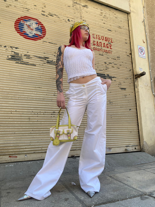 Y2k fishnet top