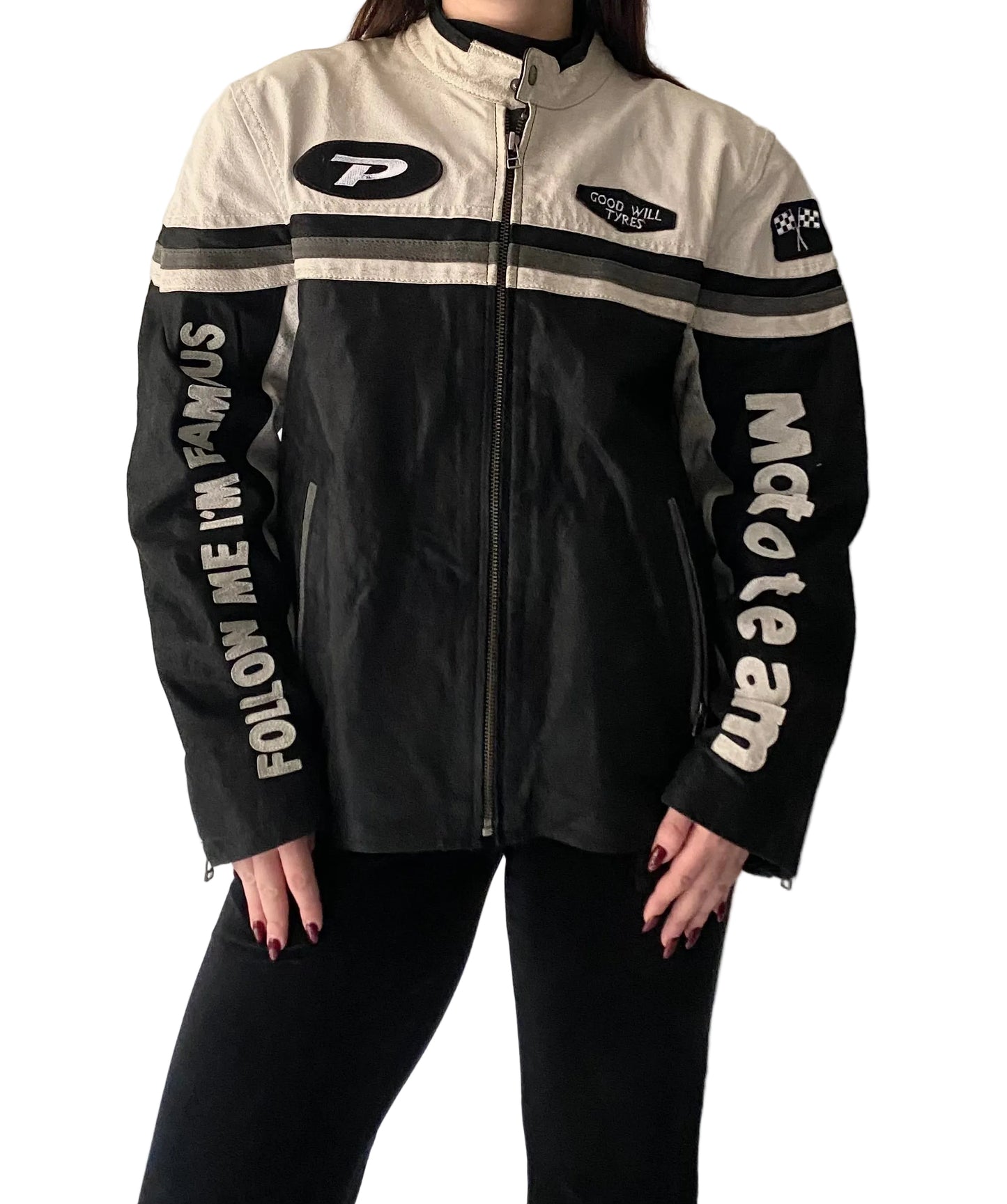 Vintage Leather racer jacket