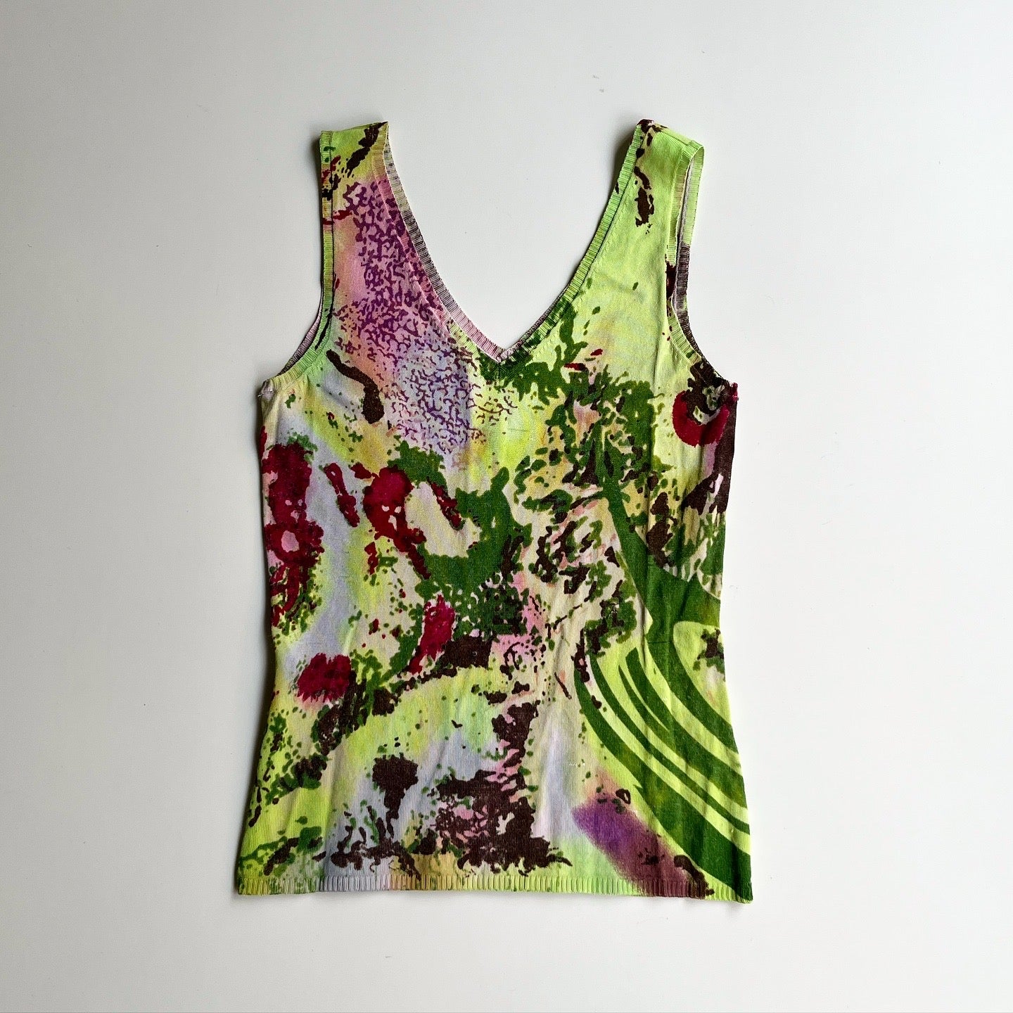 Vintage colourful tank top