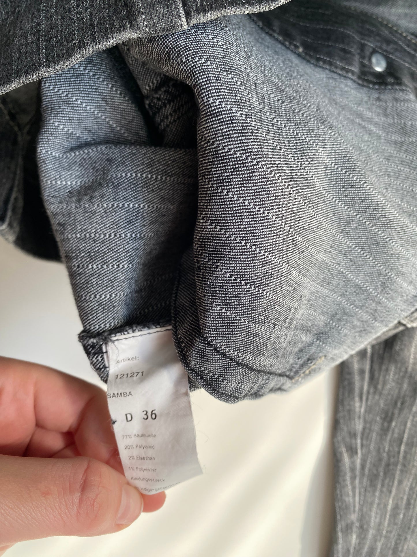 Vintage striped denim Jacket