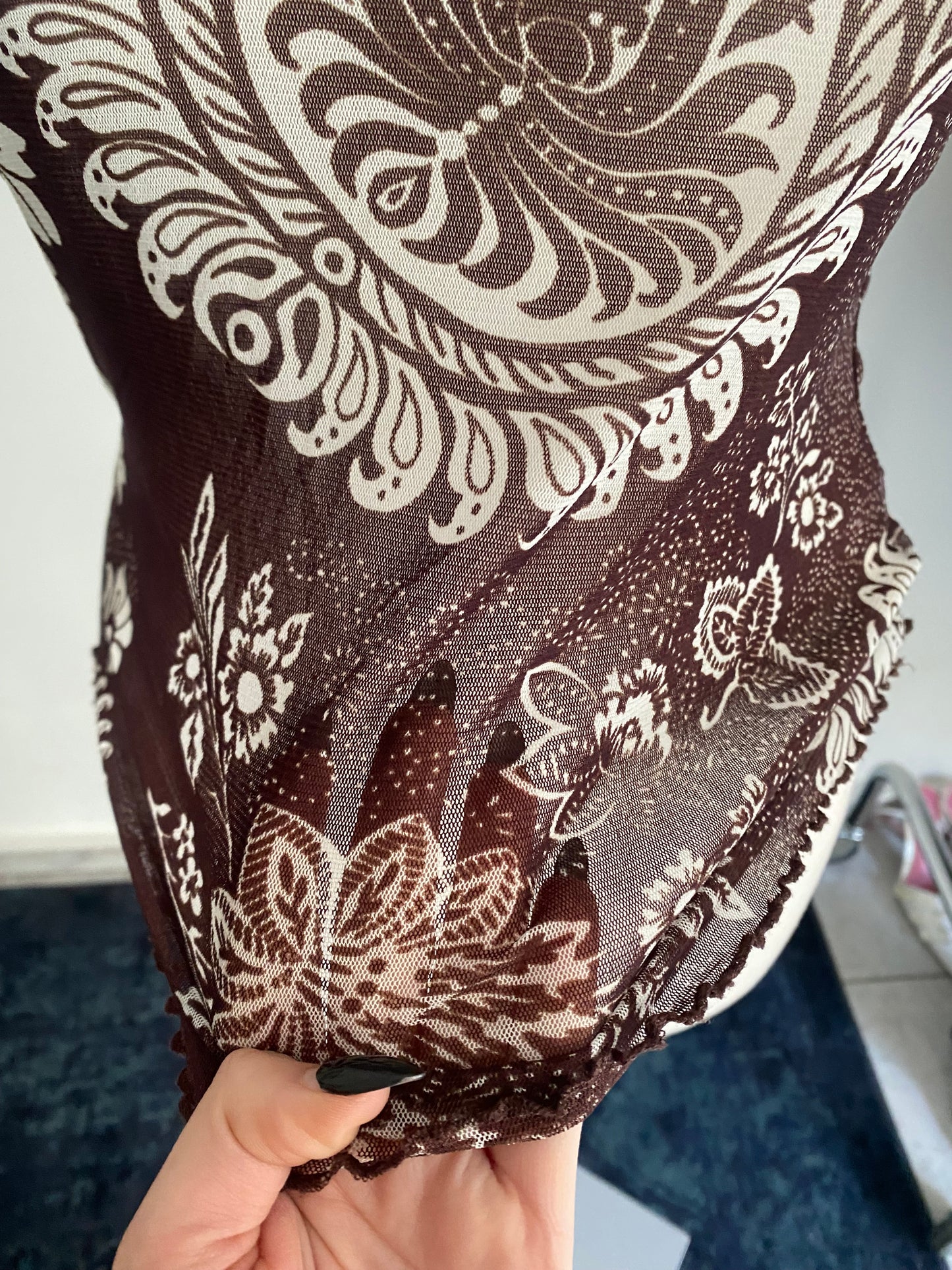 Vintage semi see through fairy top