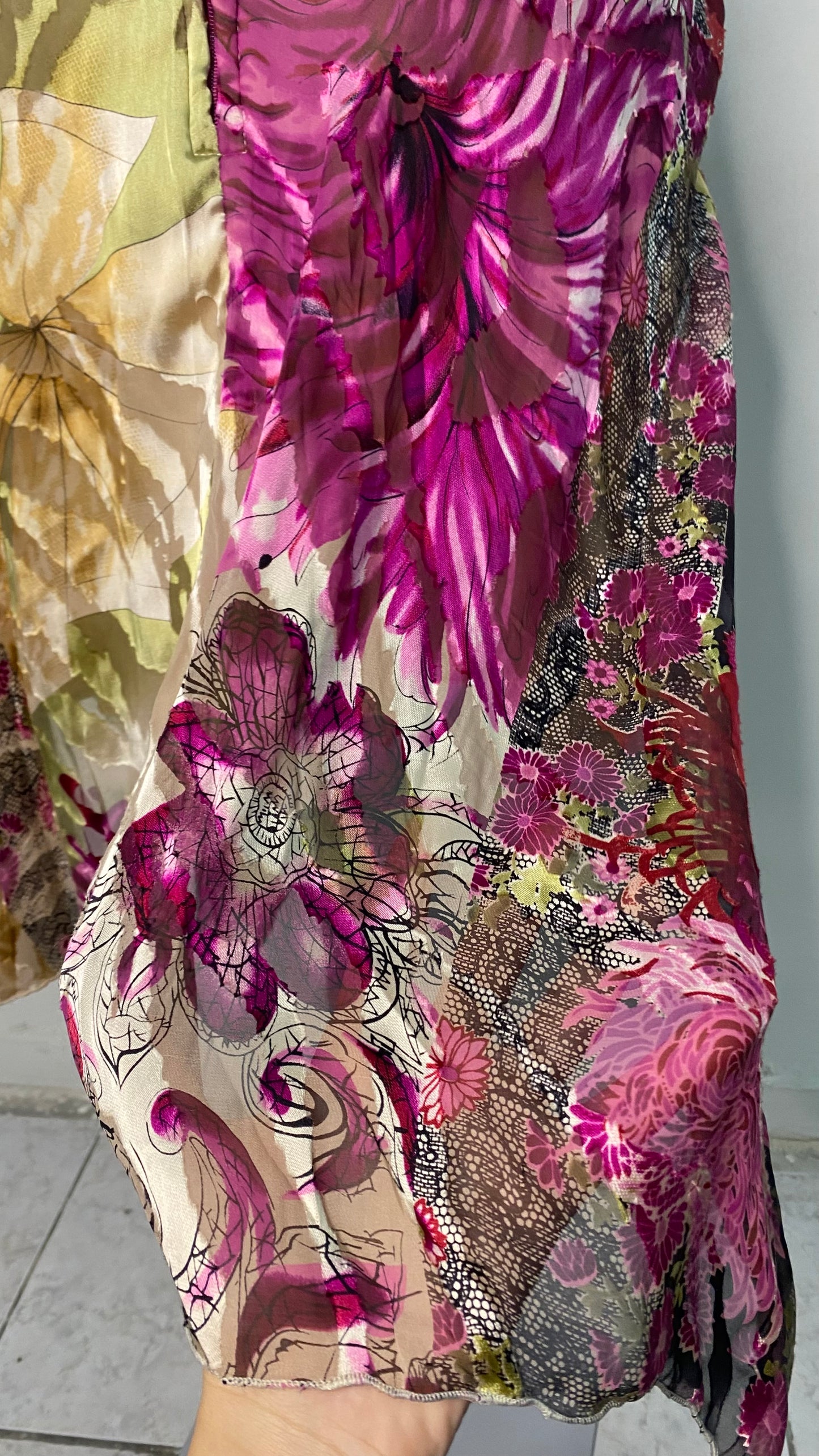 Deadstock fairy dress with corset effect