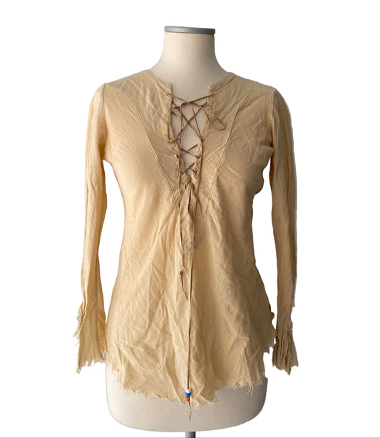 Vintage beige blouse
