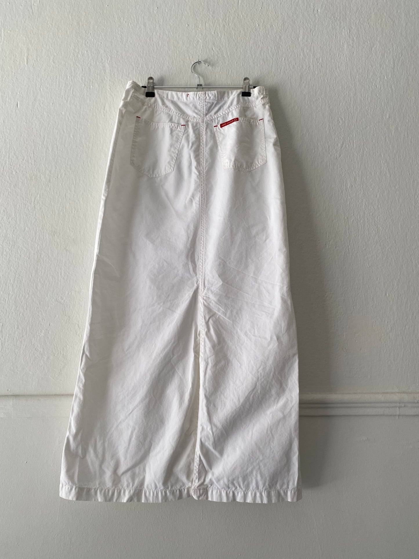 Miss denim cotton white skirt