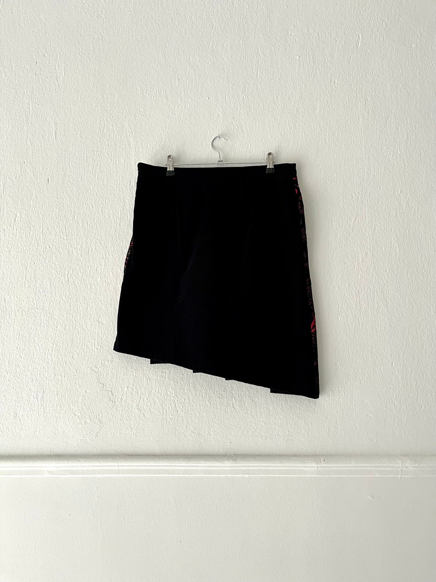 Custo Barcelona Asymmetrical Corduroy Skirt