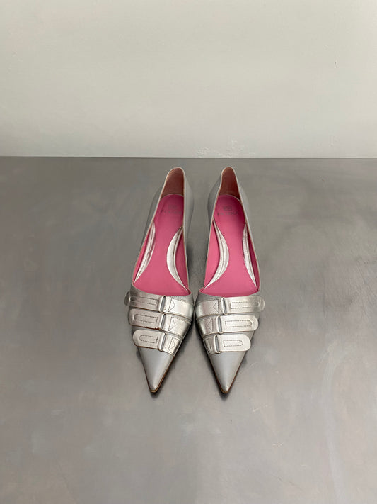 Vintage silver heels