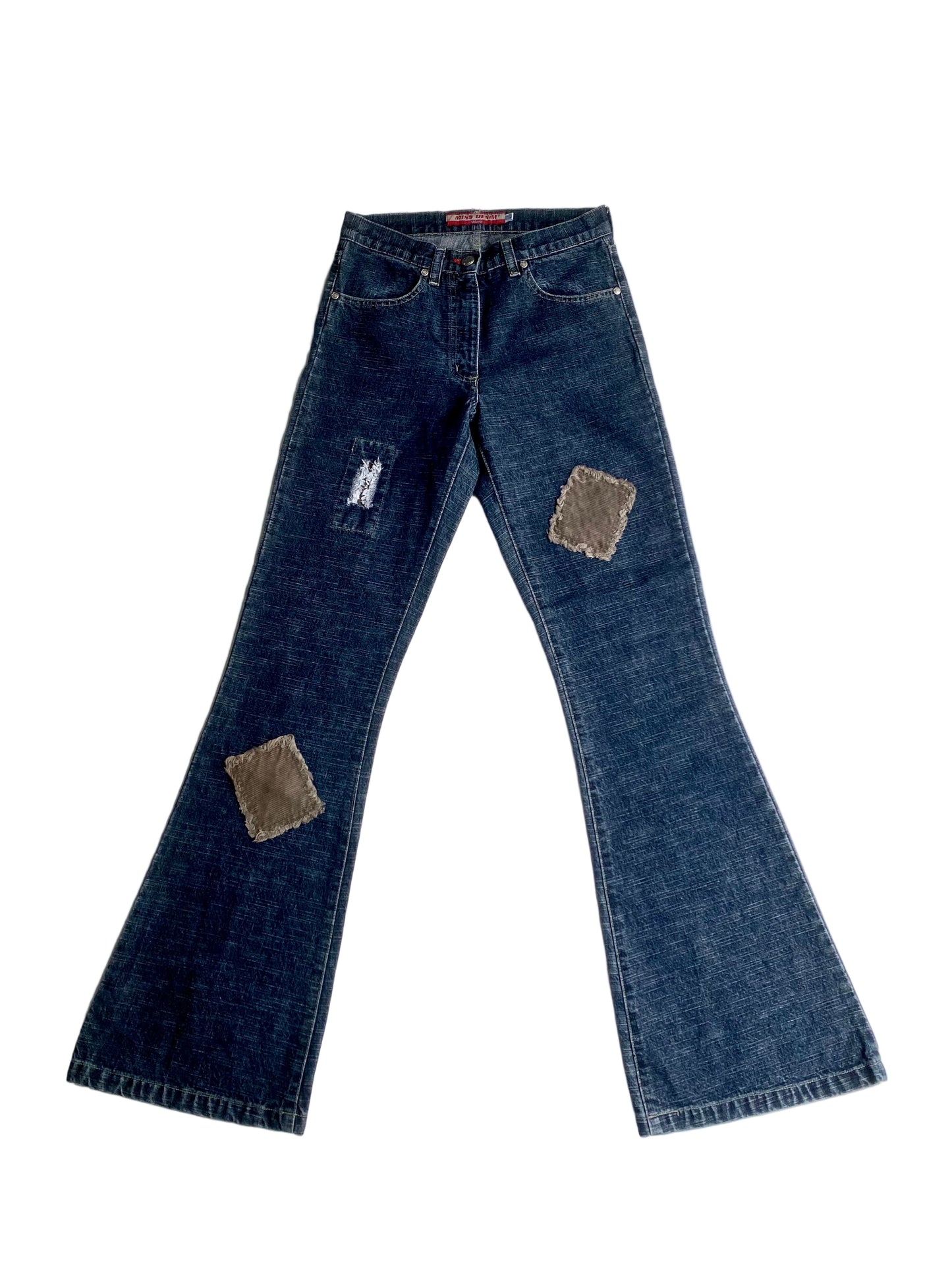 Deadstock Miss denim patchwork jeans