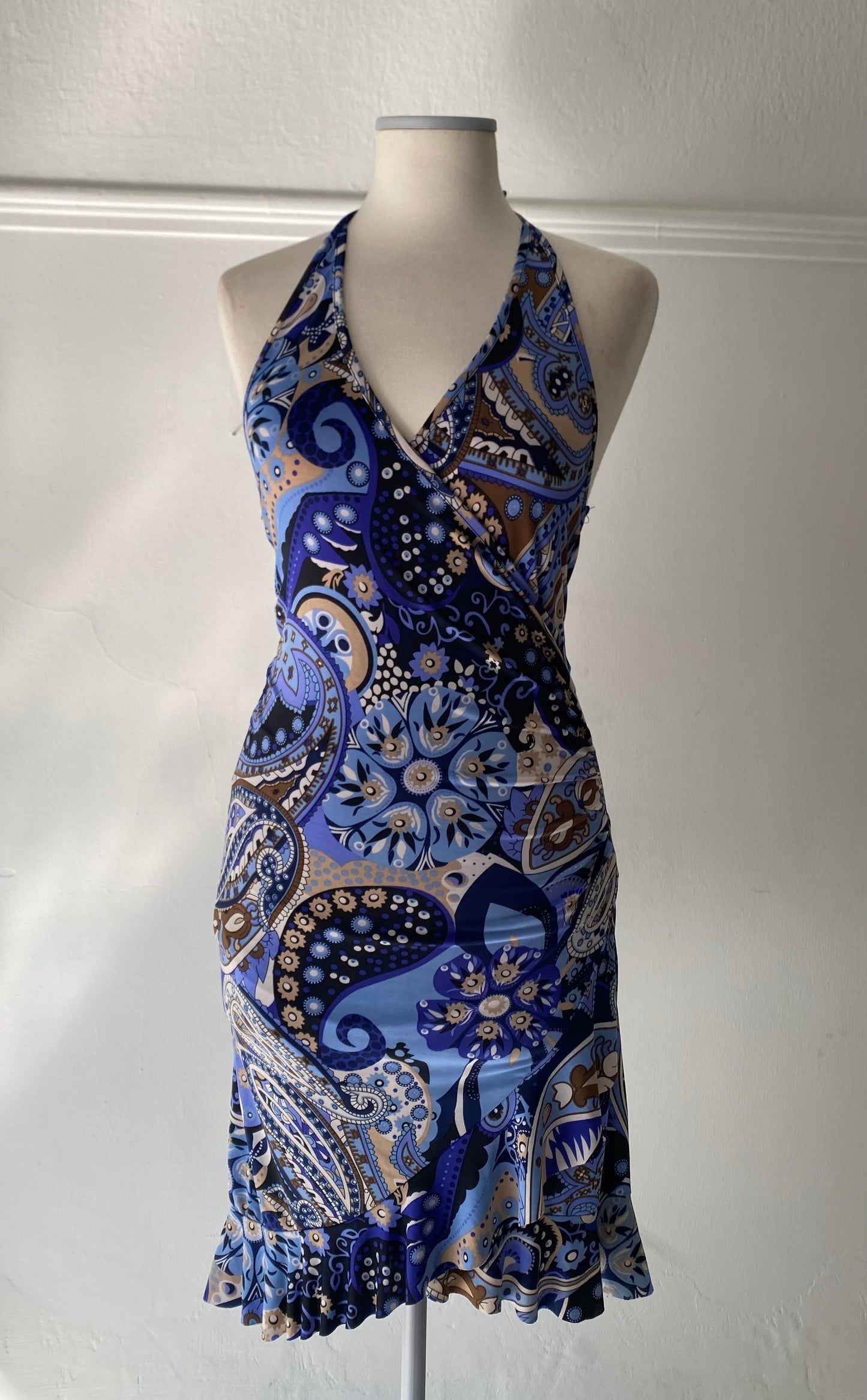 Vintage open back dress
