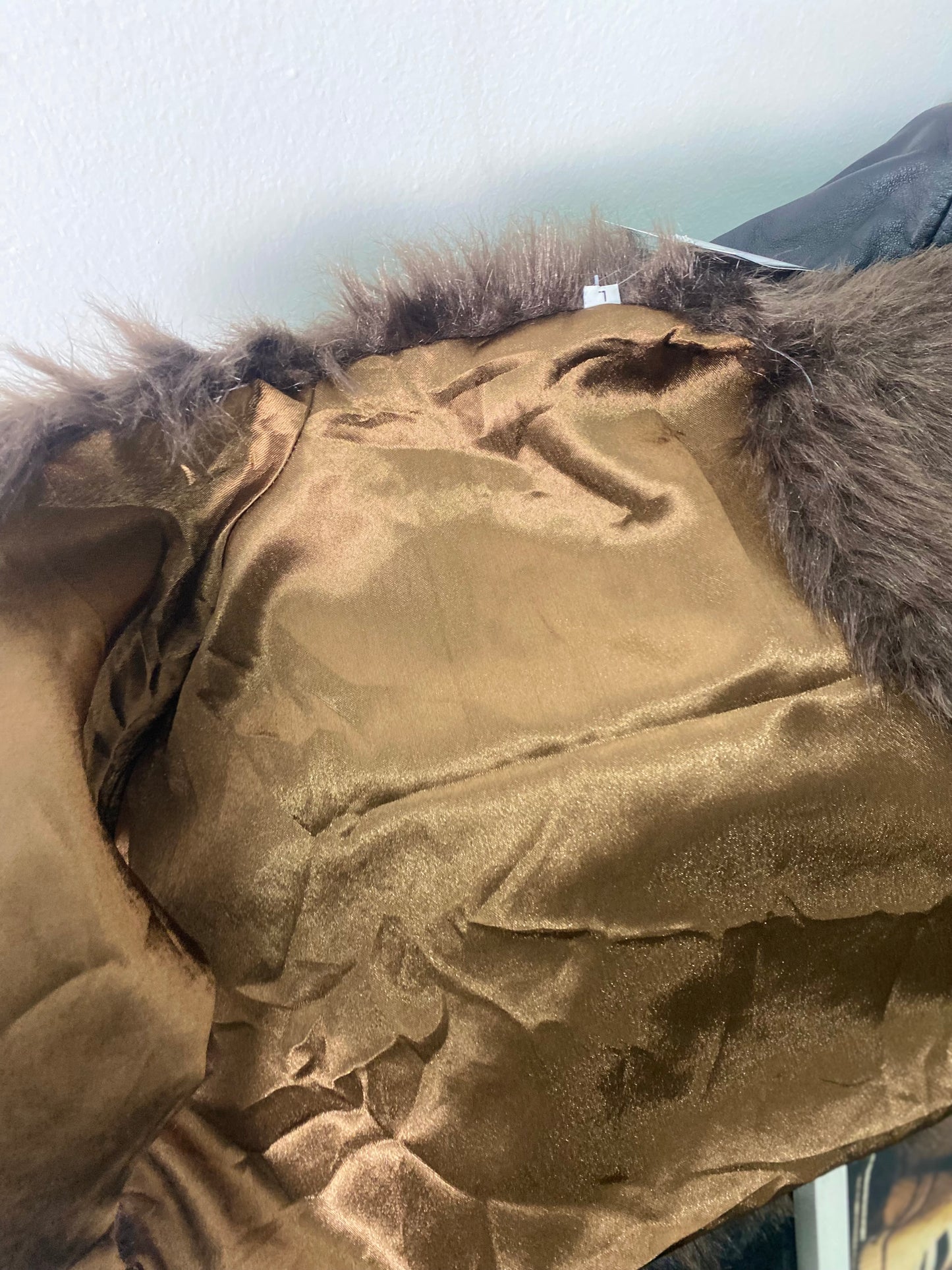 Brown Faux Fur Bolero