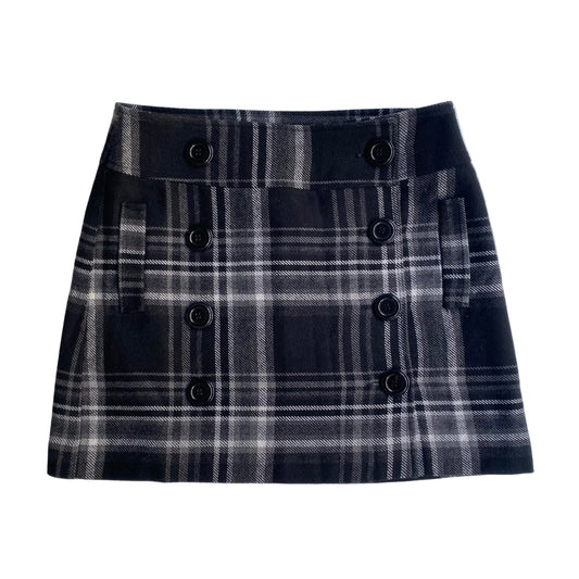 Vintage tartan mini skirt
