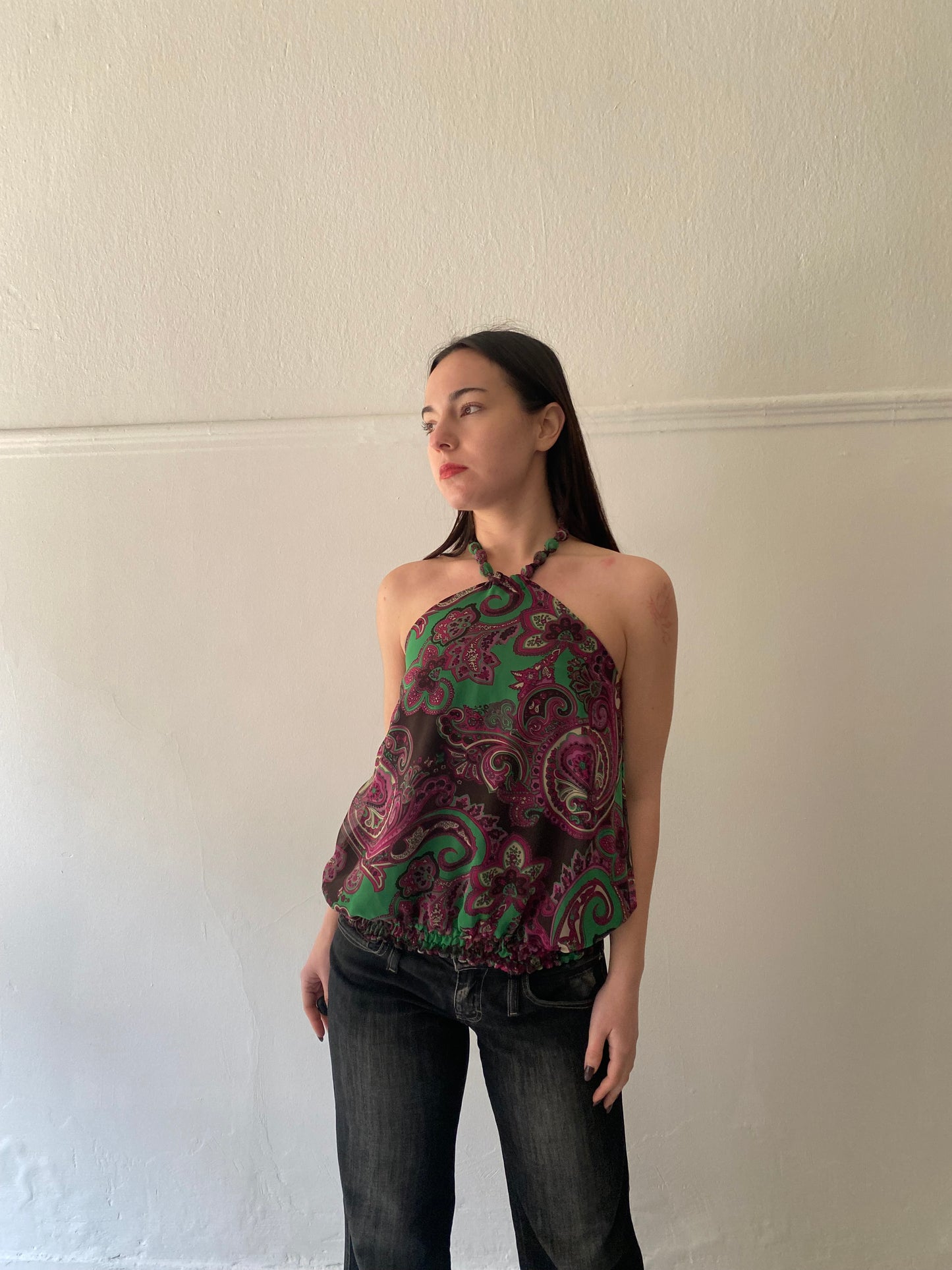 Vintage Orsay halter neck top
