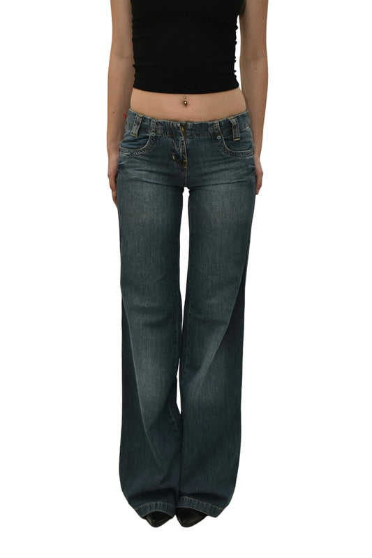 Attrattivo low rise Deadstock jeans