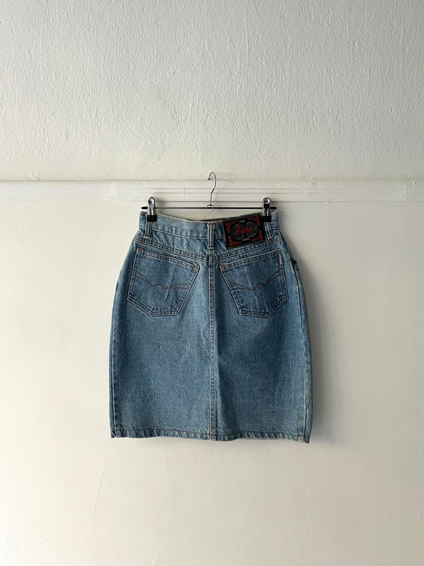 Vintage Fuego denim high waist skirt