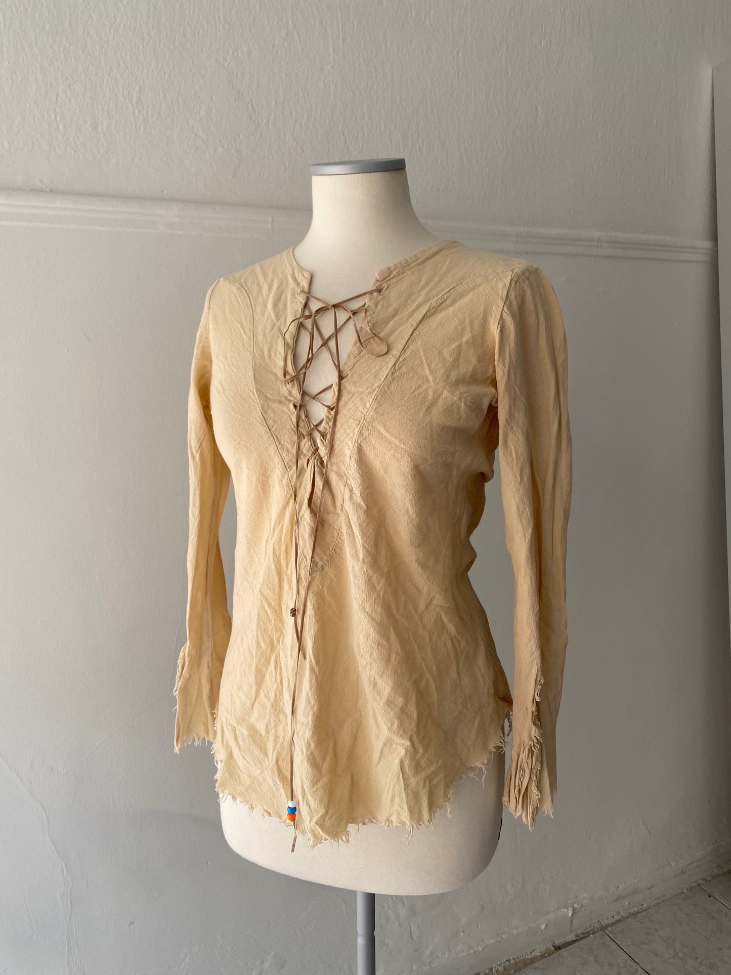Vintage beige blouse
