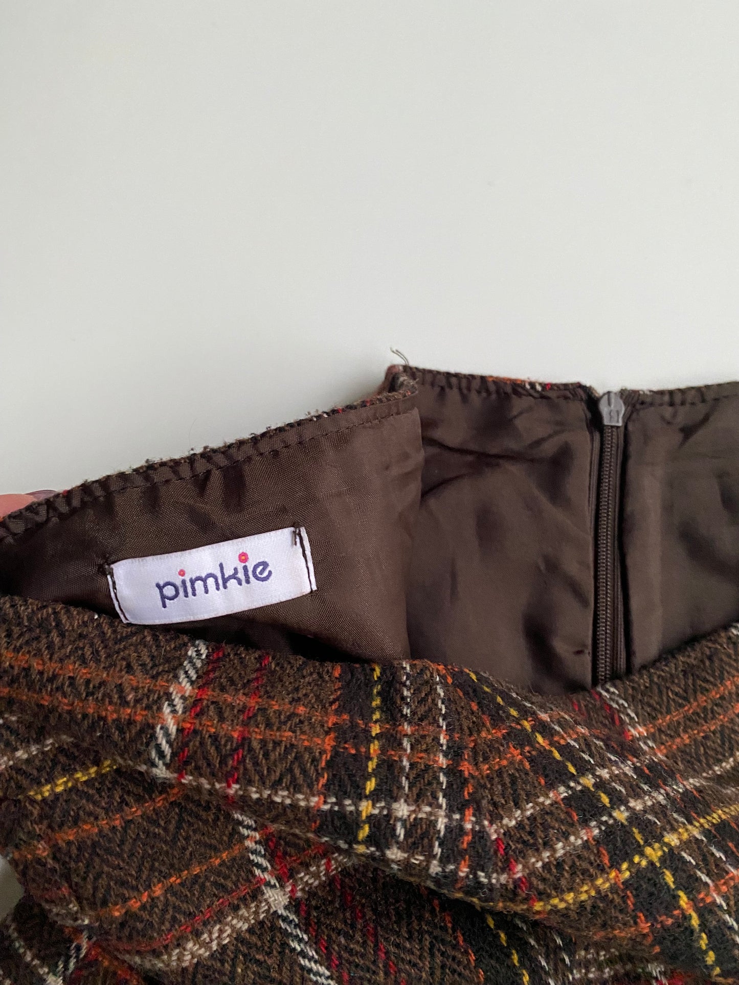 Deadstock pimkie mini plaid skirt