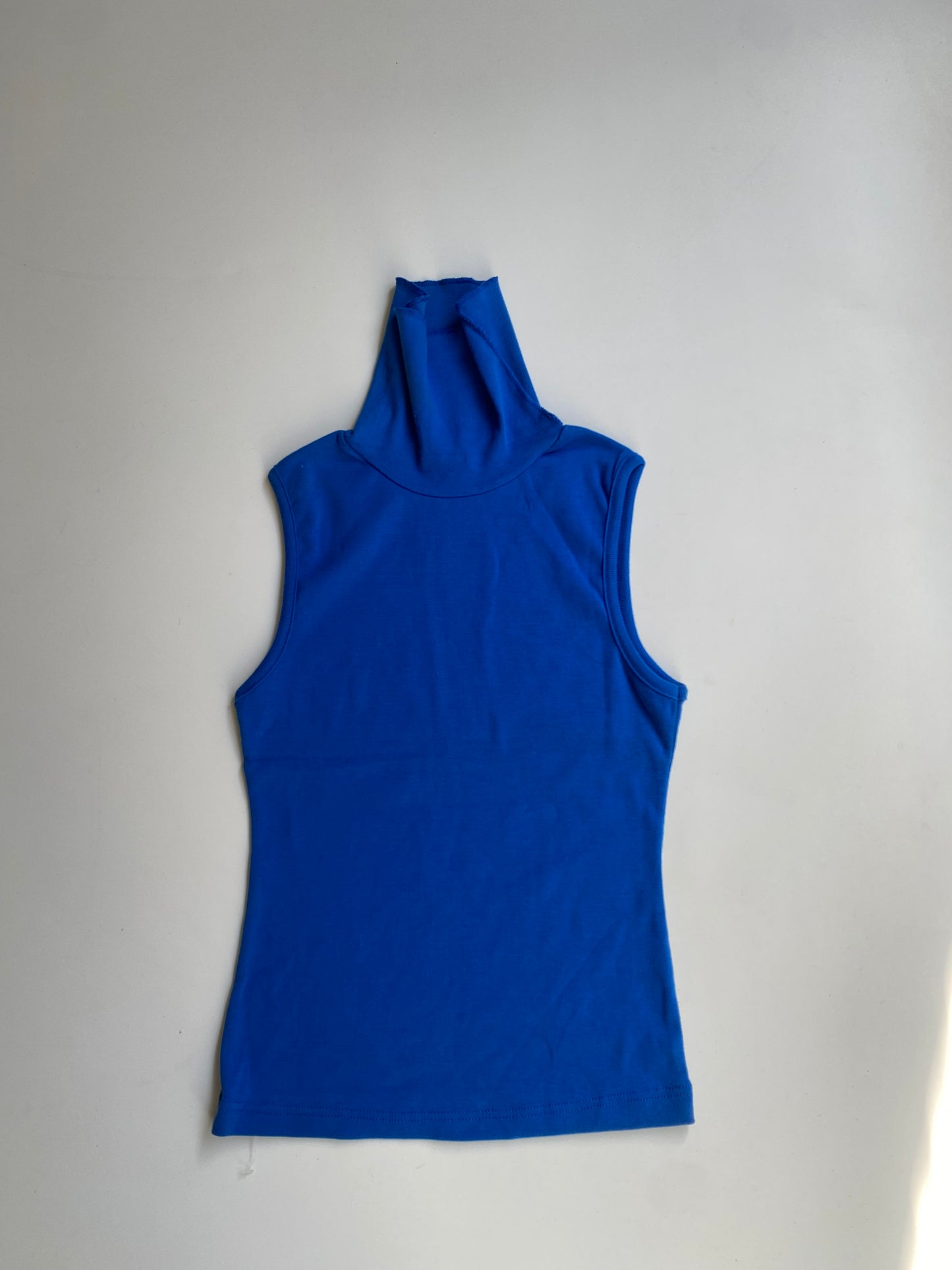 Deadstock cotton high neck top